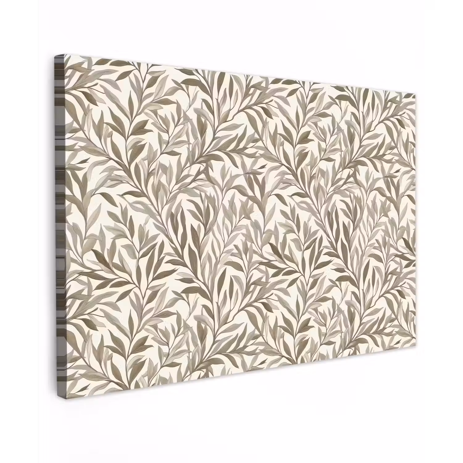 Takken - Botanisch - Taupe Tuinposter op houten frame 2 cm dik klein 845 -3d