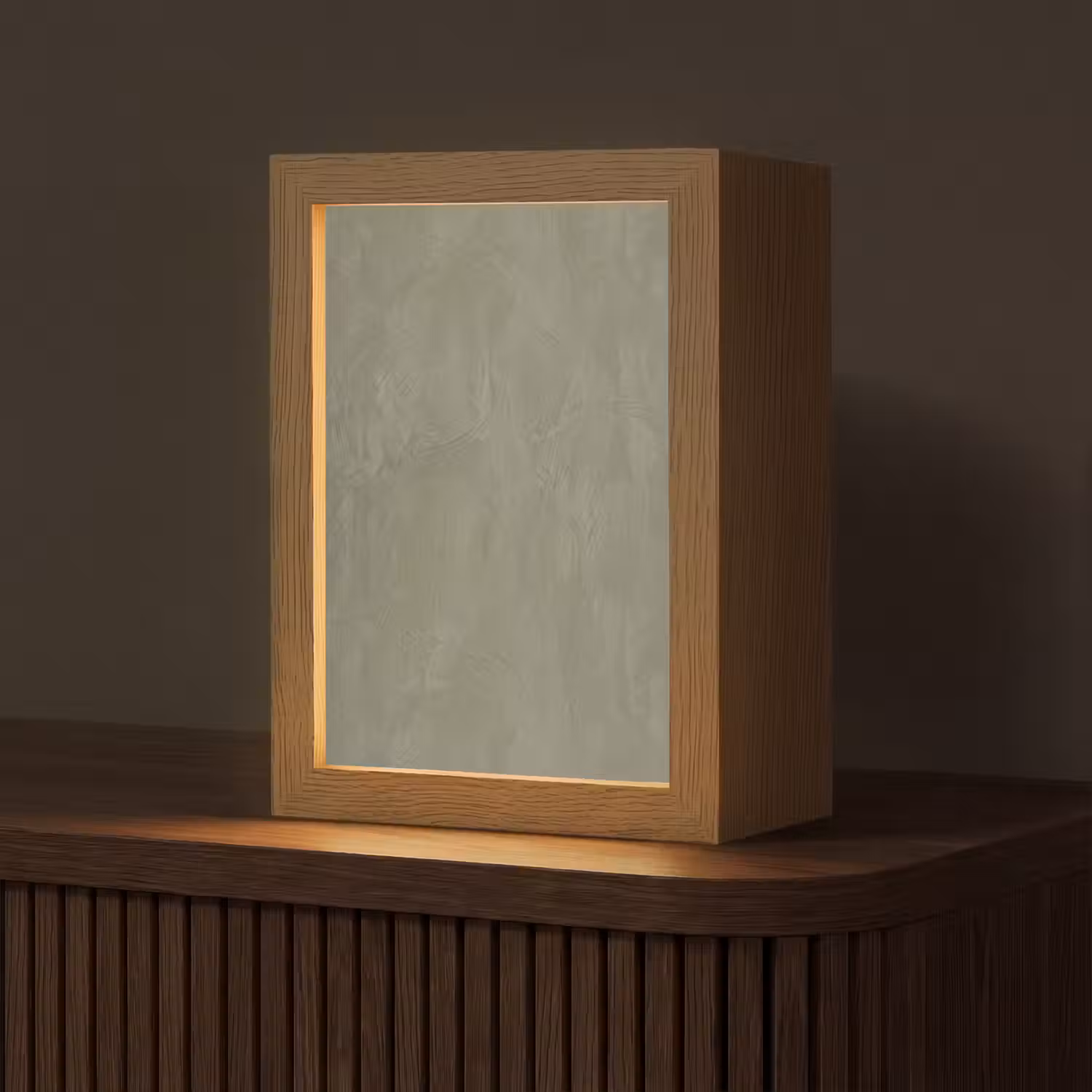 Textuur - Betonlook - Achtergrond - Modern - Groen Light Box met kabel (Tafellamp) klein -z3d_website