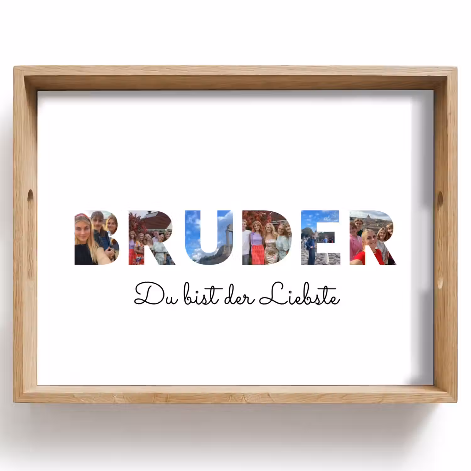 Bruder - Buchstaben-Collage Dienblad Rechthoek middel -z3d_shopping
