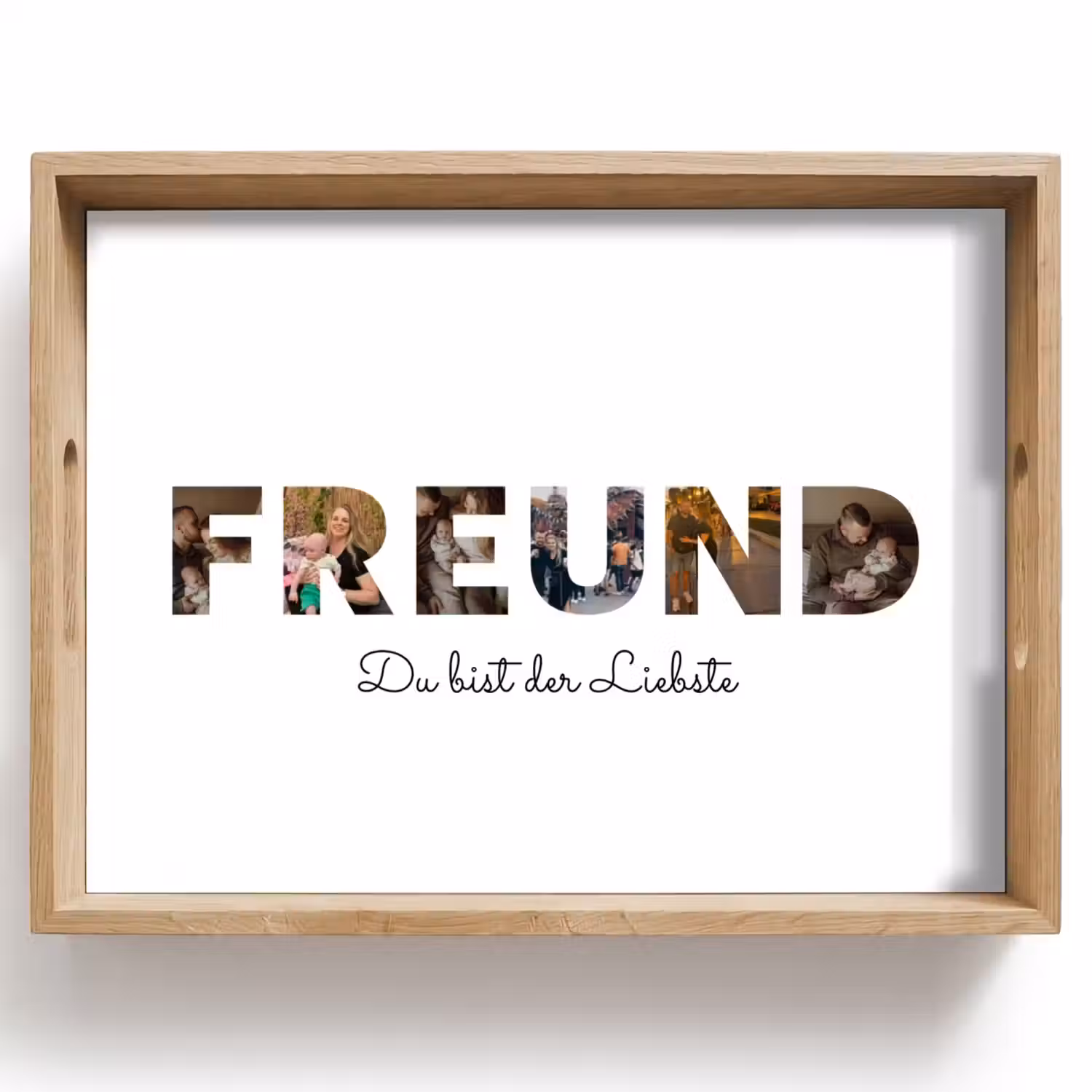 Freund - Buchstaben-Collage Dienblad Rechthoek middel -z3d_shopping