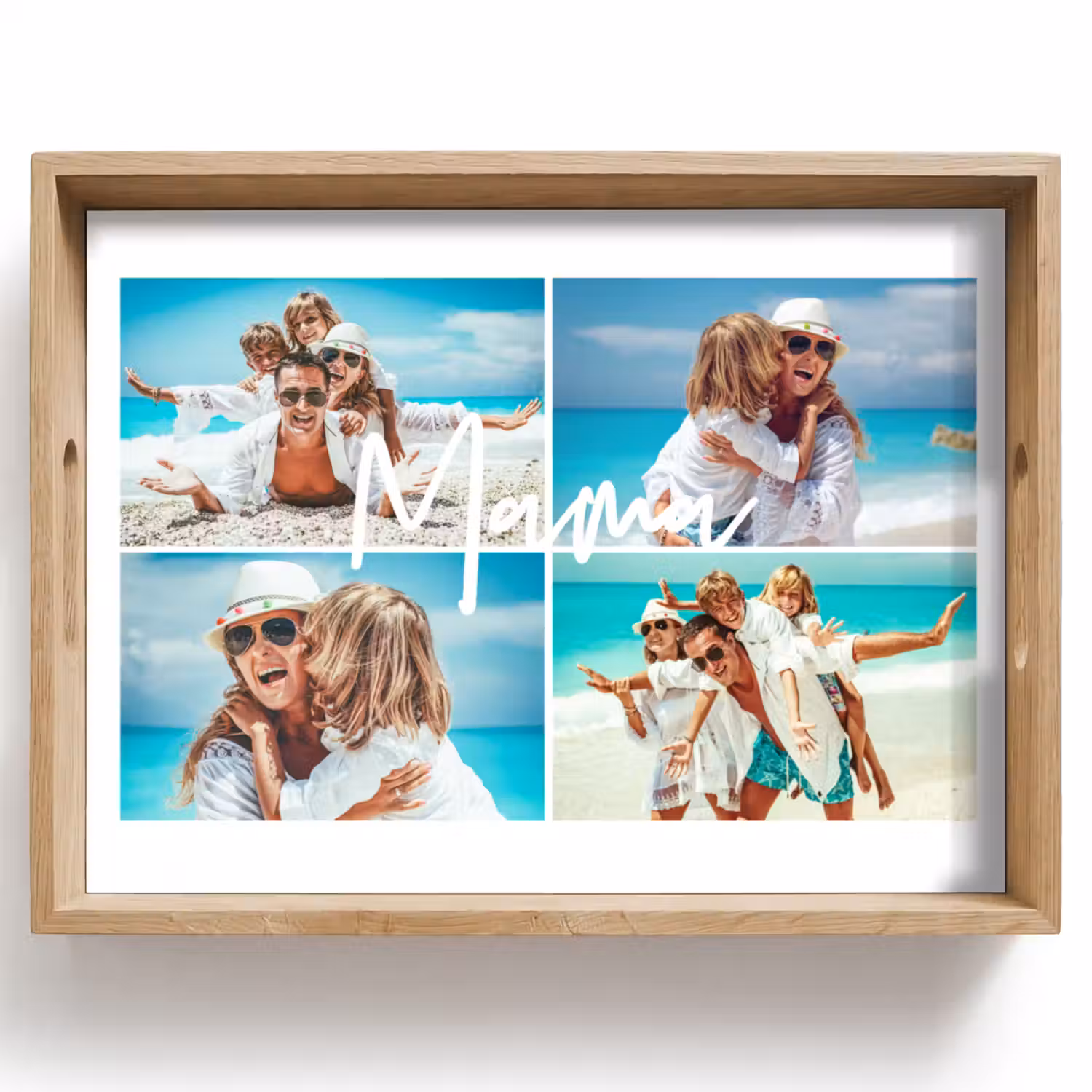 Mama - Collage 4 Foto's Dienblad Rechthoek middel -z3d_shopping