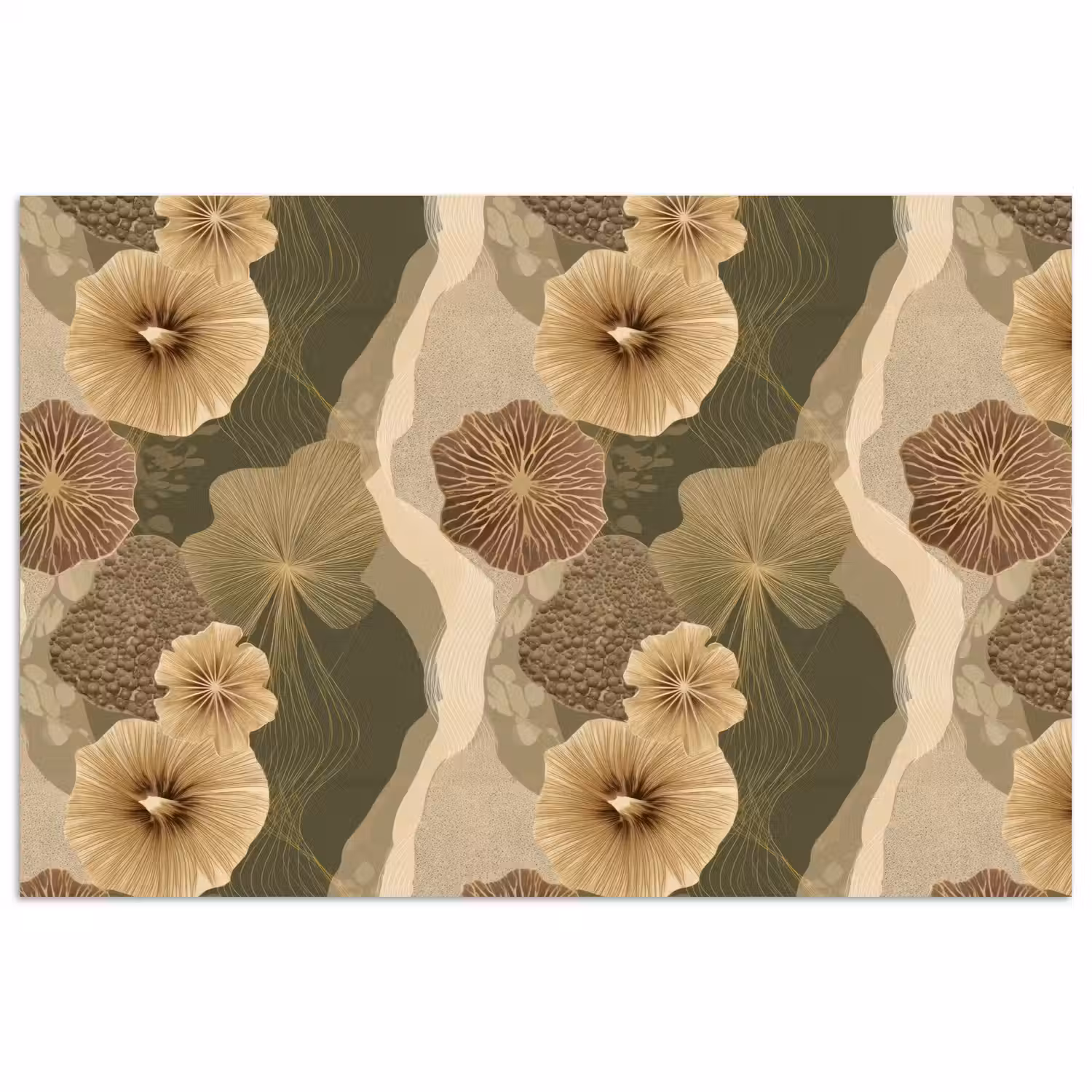 Abstract - Modern - Groen poster papier klein 62 -3d