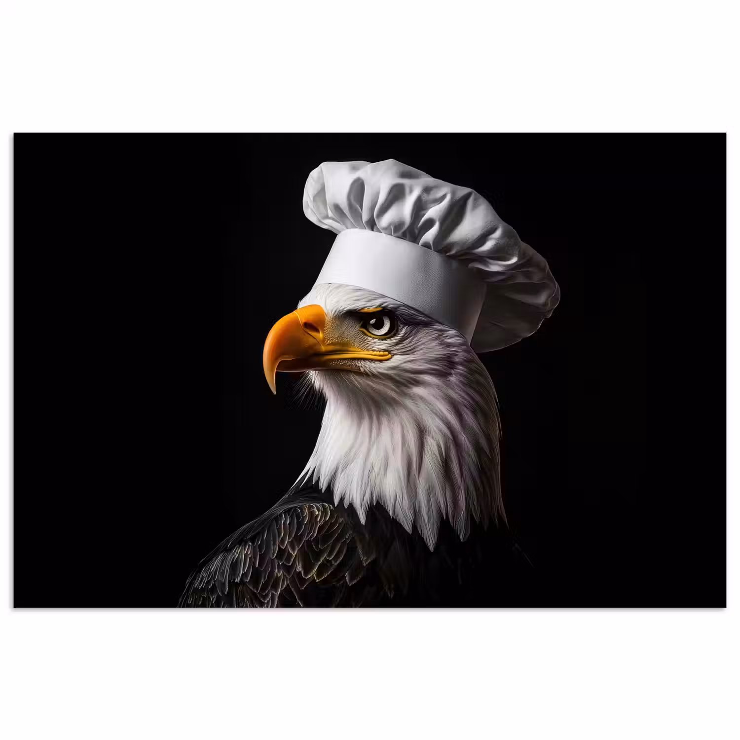 Arend -Amerika - Koksmuts - Vogel - Stoer poster papier klein -3d