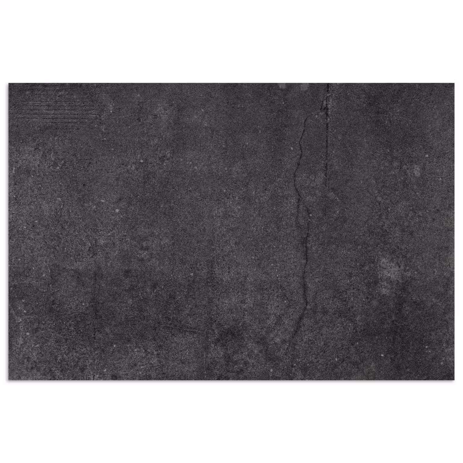 Beton - Zwart - Grijs - Rustiek - Industrieel poster papier klein -3d