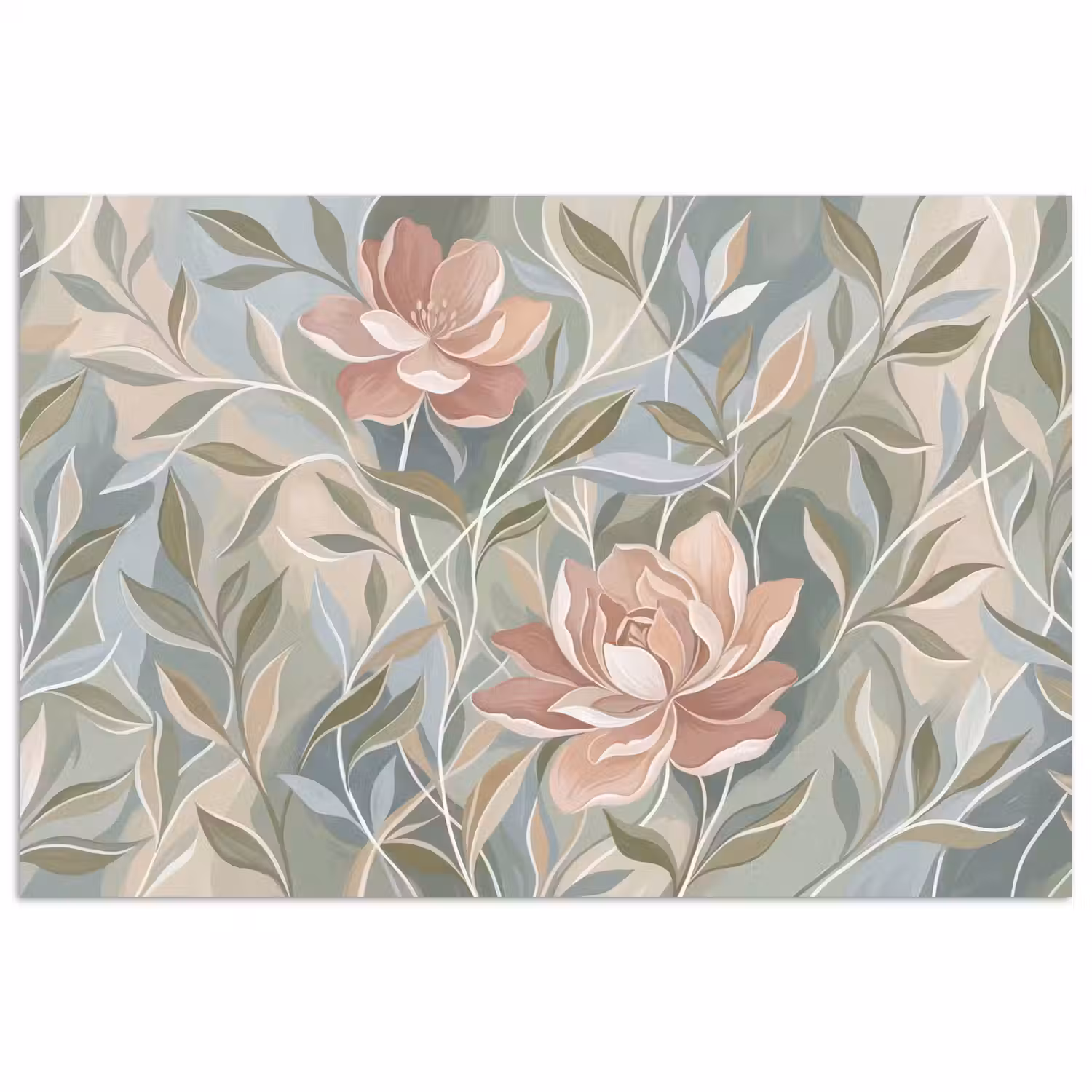 Elegant - Romantiek - Roze poster papier klein -3d