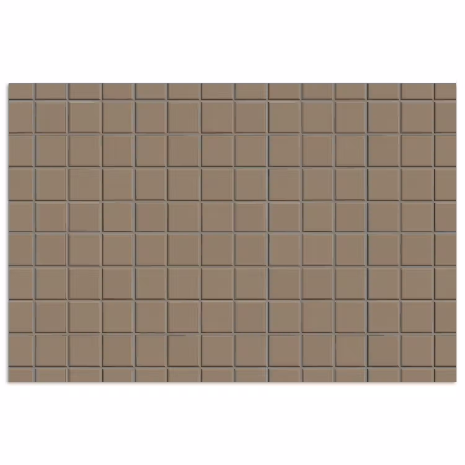 Tegel - Patroon - Taupe poster papier klein 62 -3d