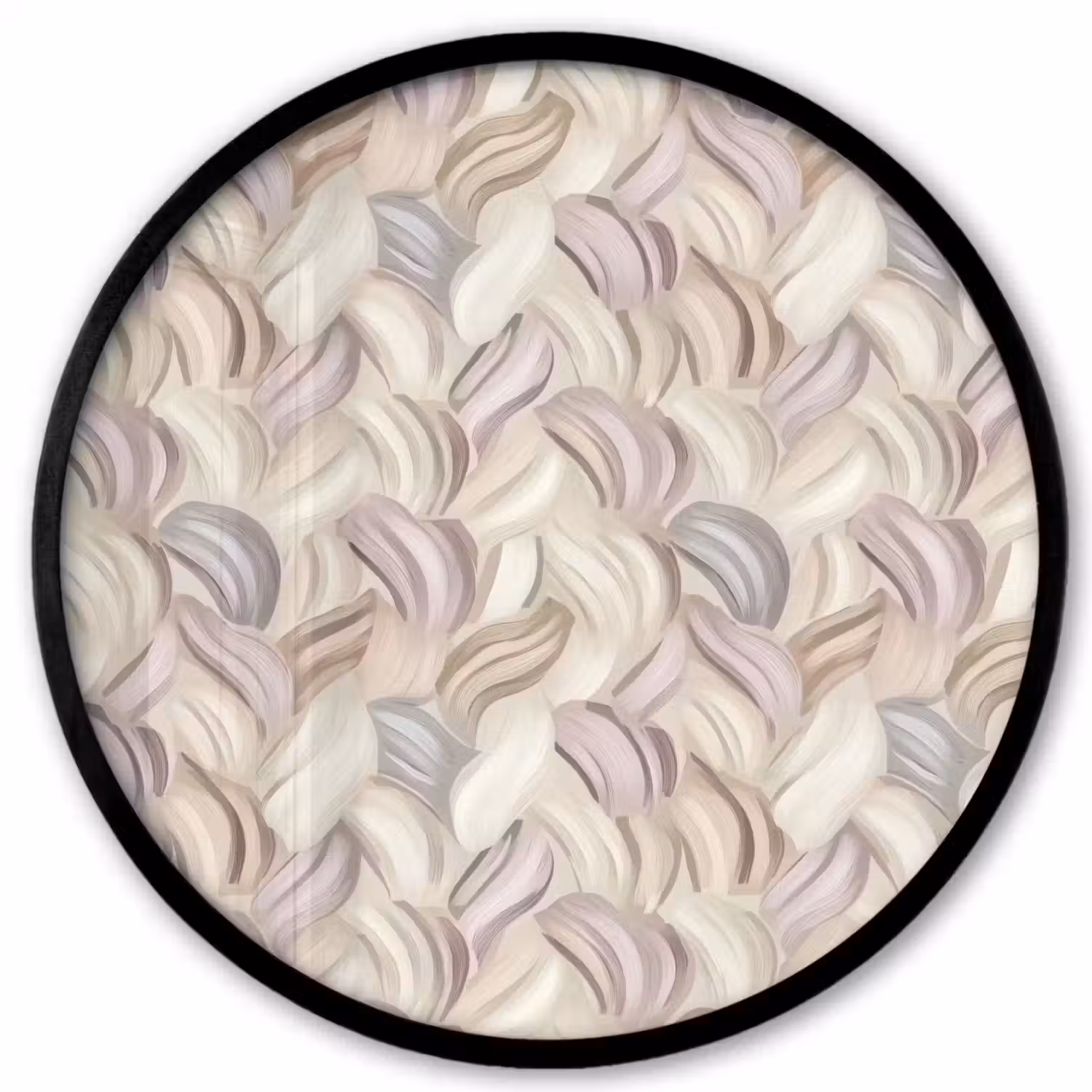 Abstract - Golvend - Pastel Fotolijst rond zonder passe partout klein 856 -3d