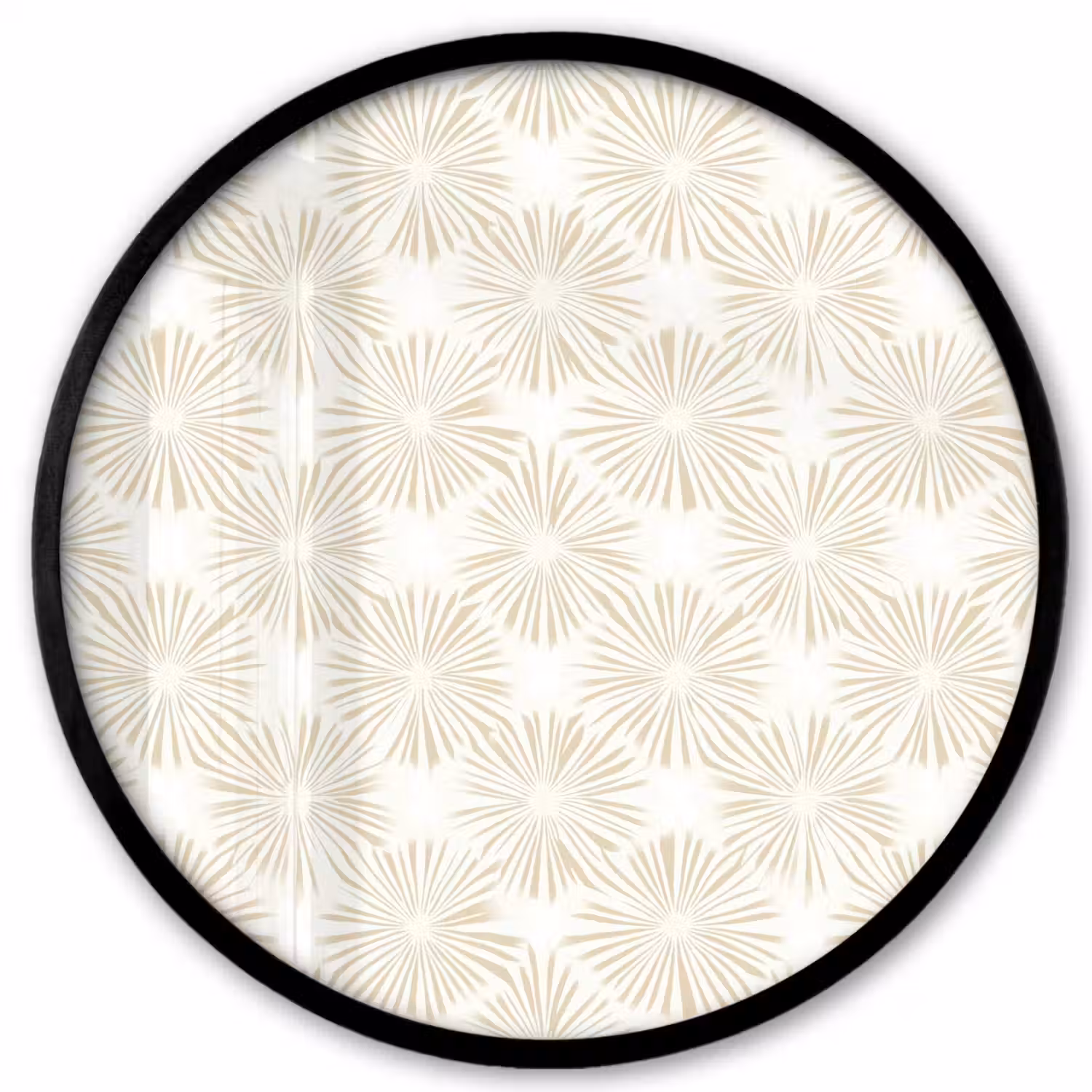 Abstract - Motief - Beige Fotolijst rond zonder passe partout klein 856 -3d
