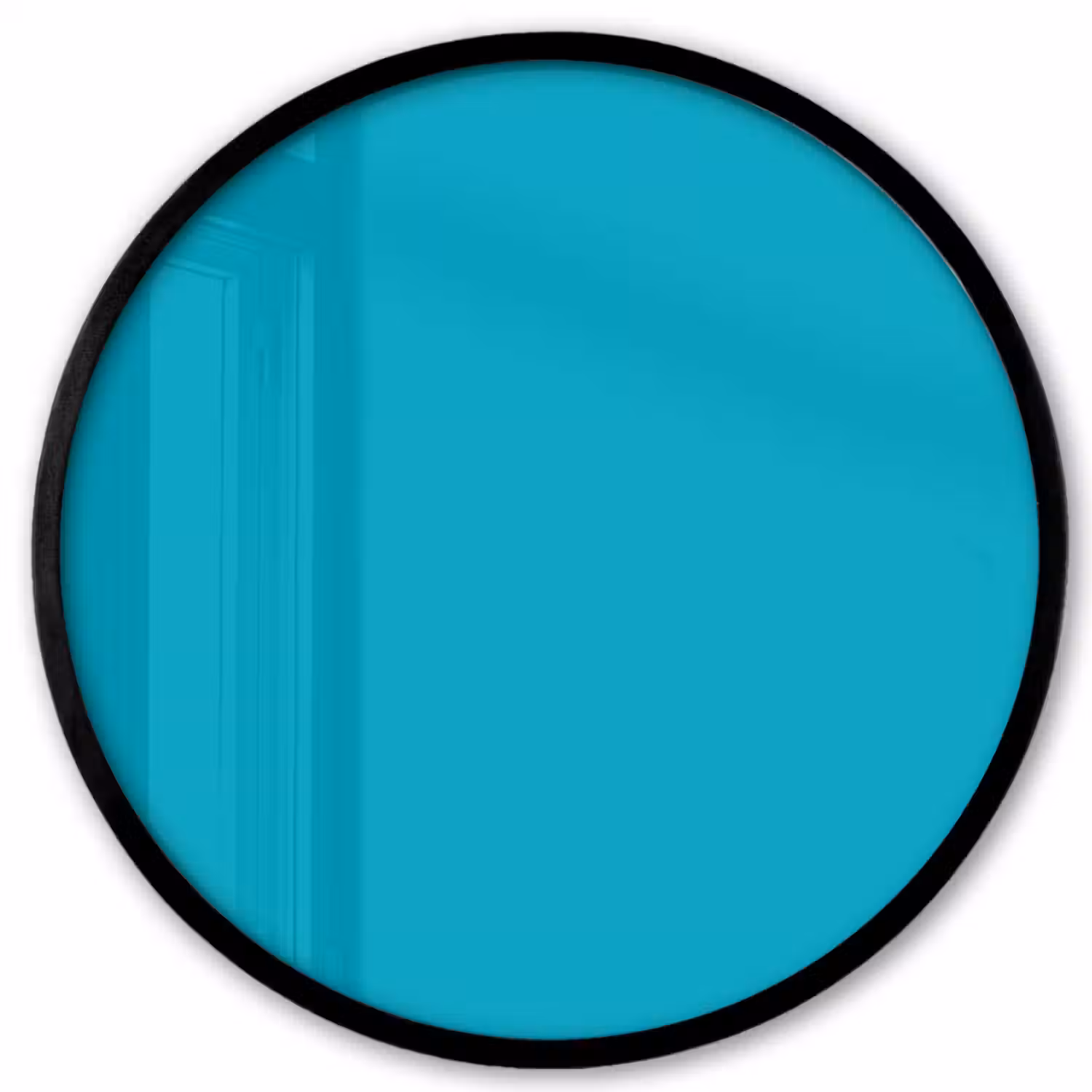 Deep - Turquoise - Turkoois Fotolijst rond zonder passe partout klein 856 -3d