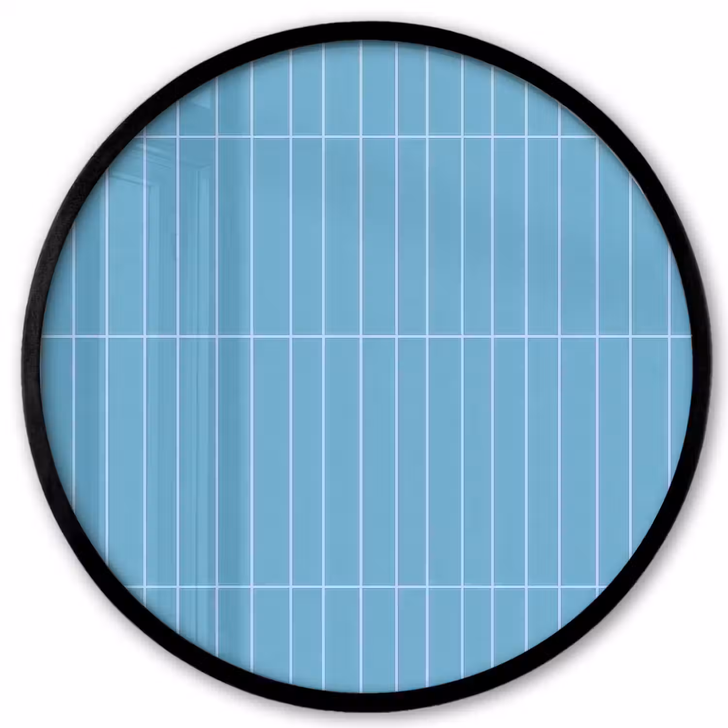 Tegel - Langwerpig - Patroon - Blauw Fotolijst rond zonder passe partout klein 856 -3d