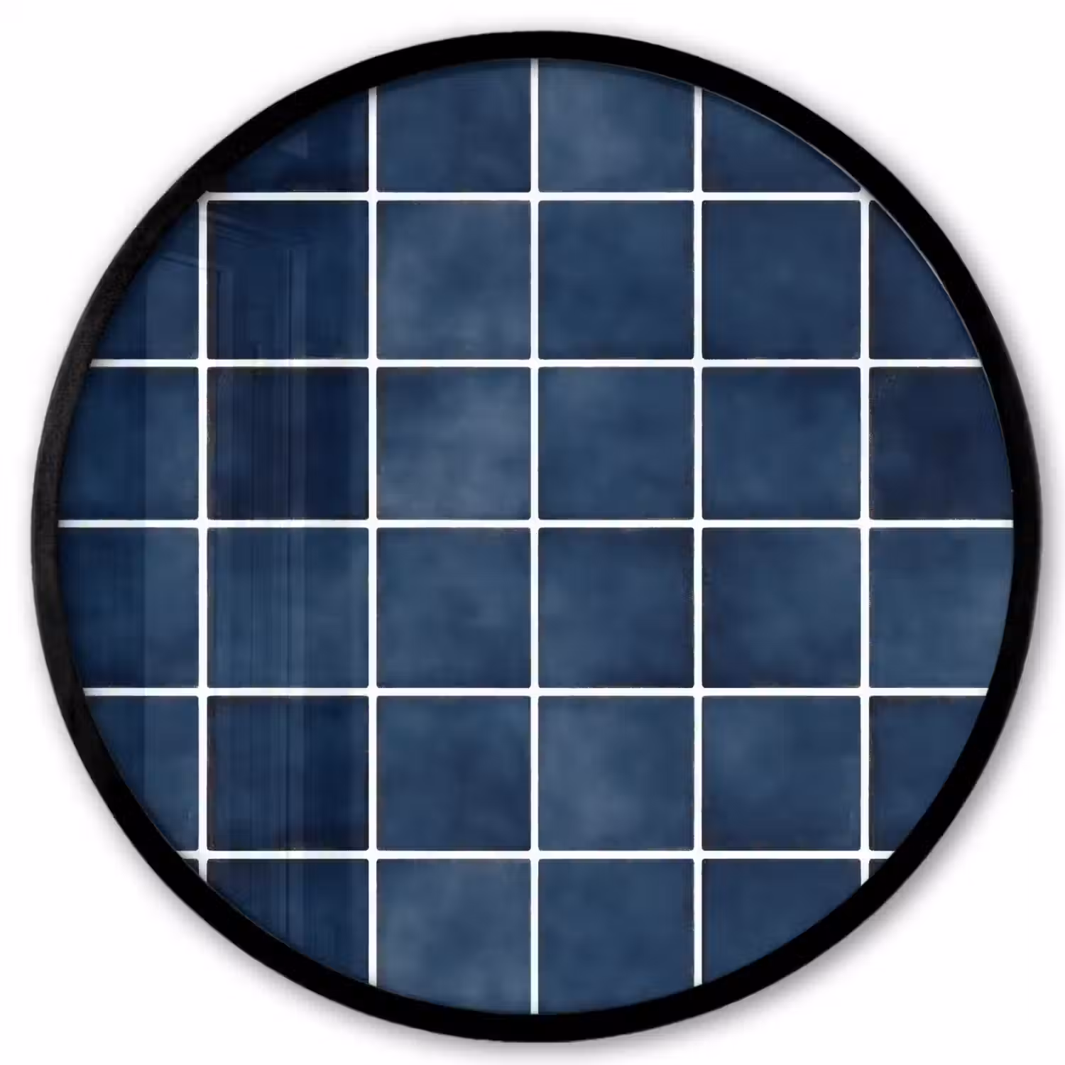Tegel - Modern - Blauw Fotolijst rond zonder passe partout klein 856 -3d