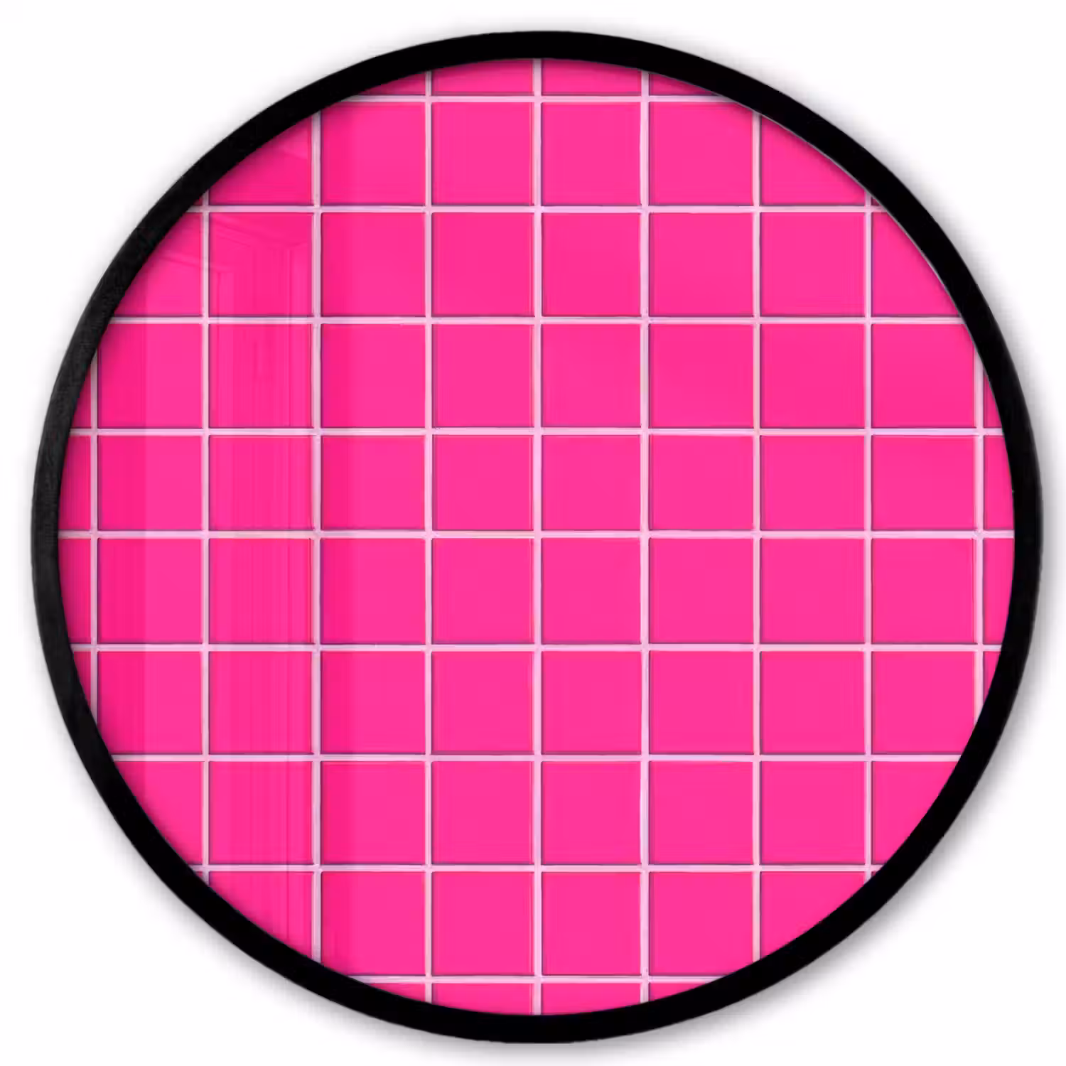 Tegels - Vierkant - Fuchsia Fotolijst rond zonder passe partout klein 856 -3d