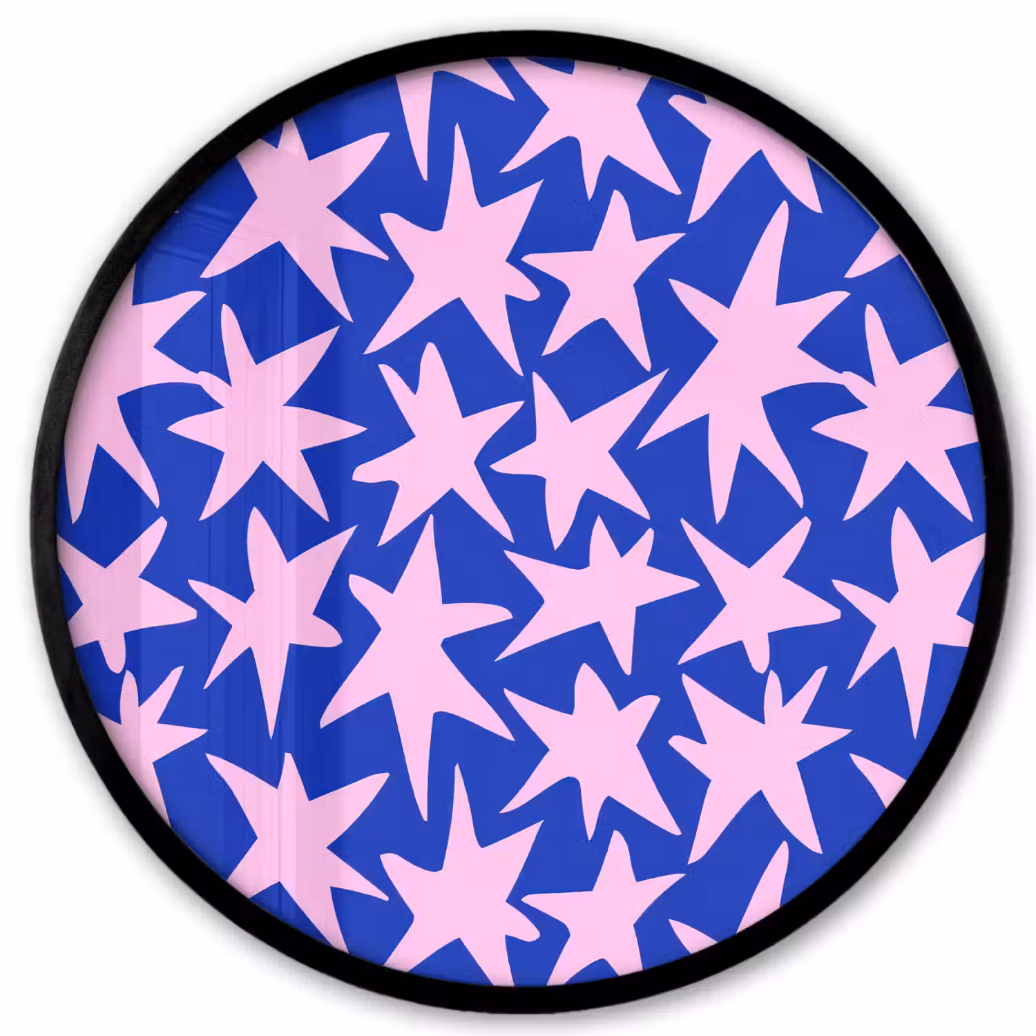 Modern - Sterren - Blauw Fotolijst rond zonder passe partout klein 856 -3d
