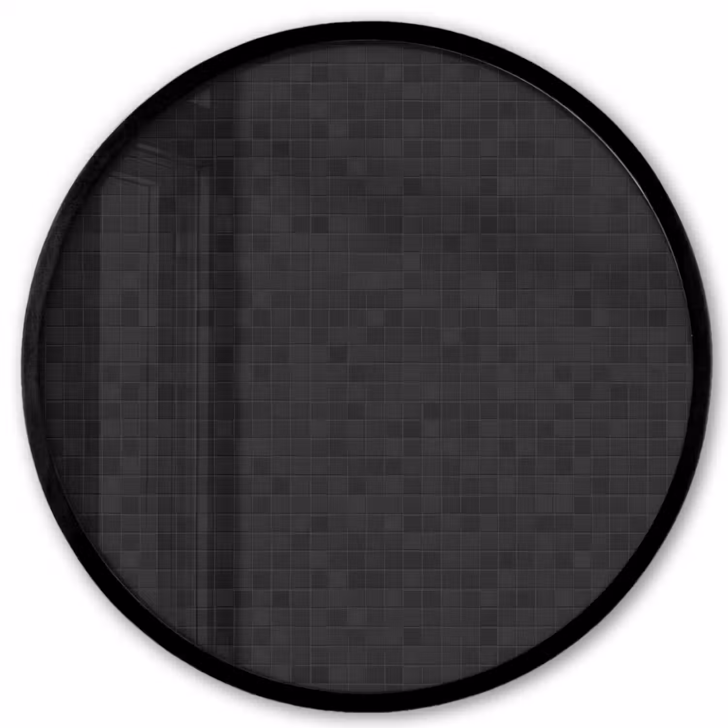 Mozaïek - Patroon - Antraciet - Zwart Fotolijst rond zonder passe partout klein 856 -3d