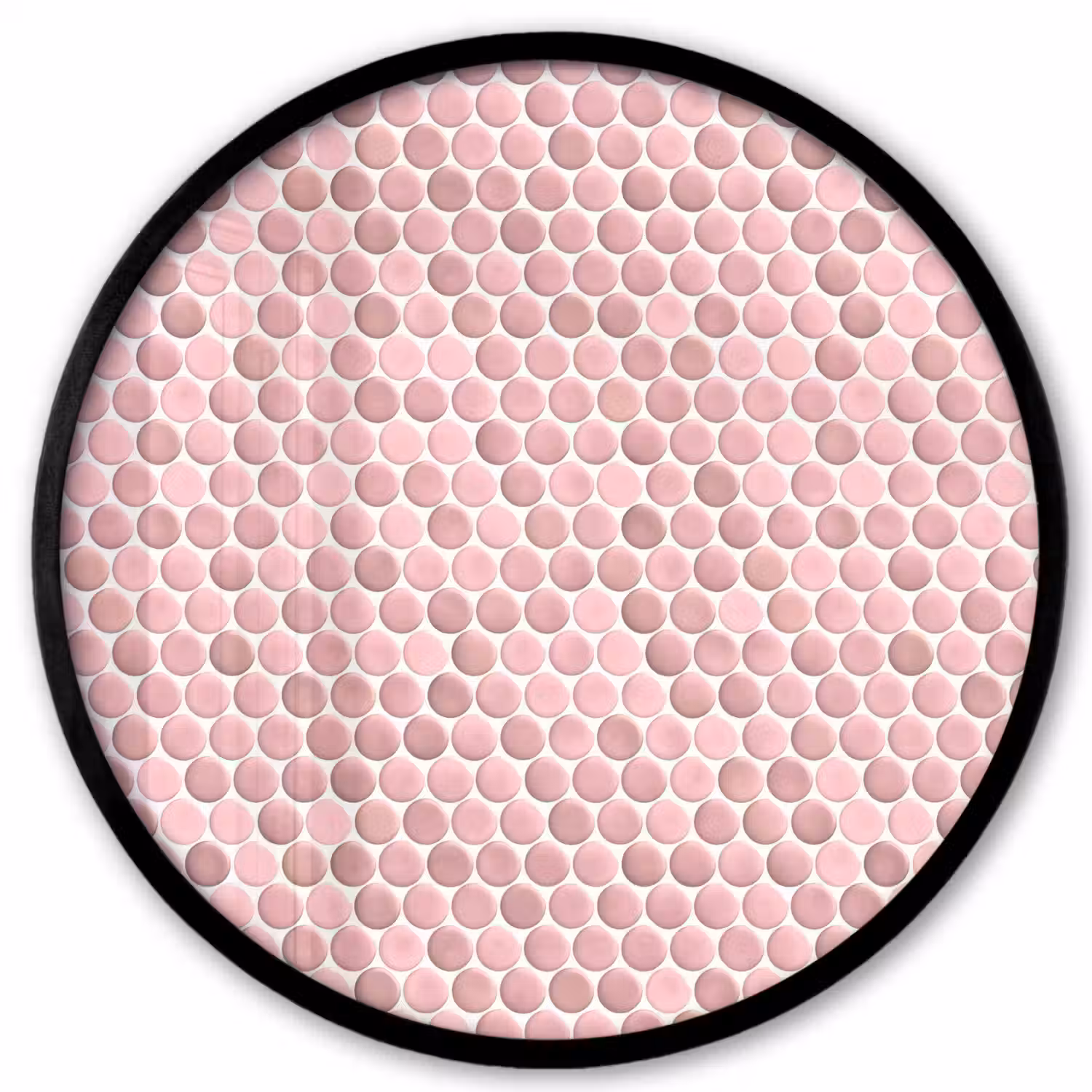 Penny - Mozaïek - Lichtroze Fotolijst rond zonder passe partout klein 856 -3d