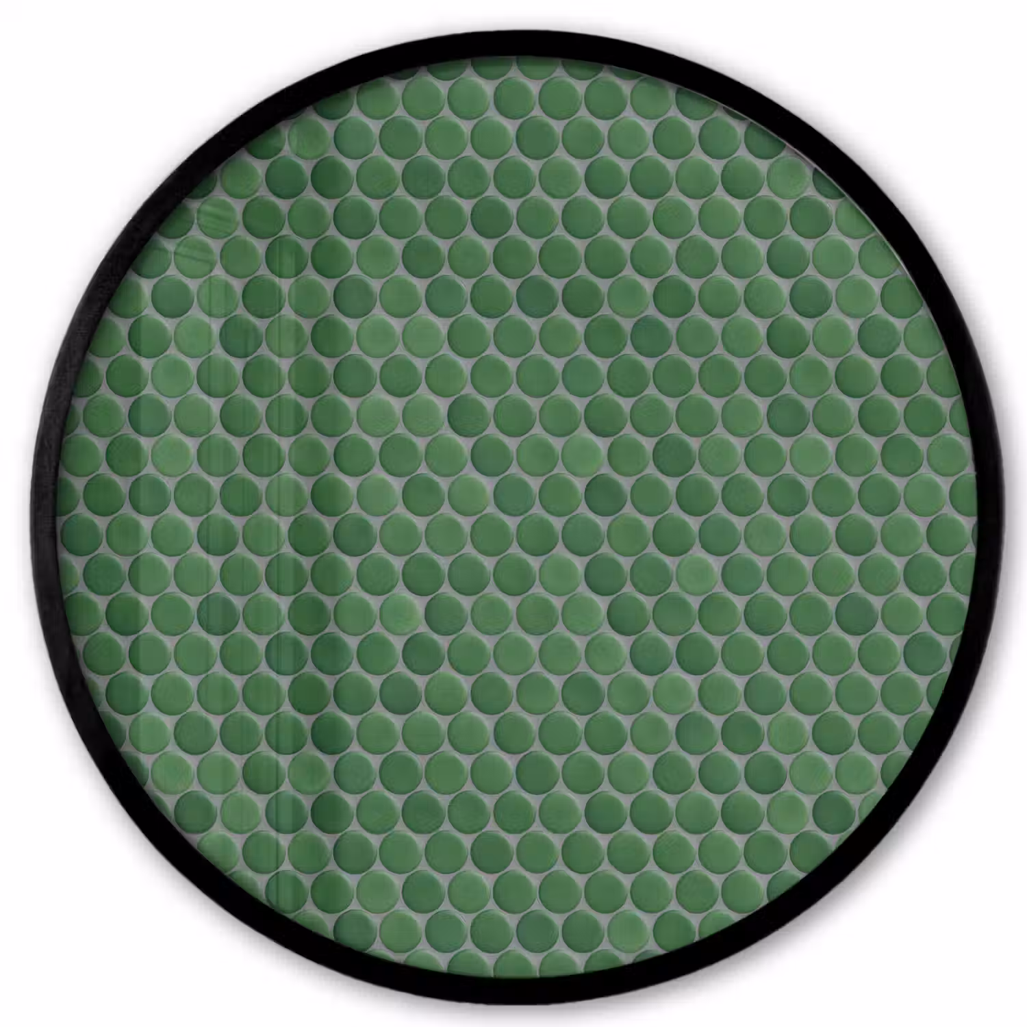 Penny - Mozaïek - Bosgroen - Green Fotolijst rond zonder passe partout klein 856 -3d