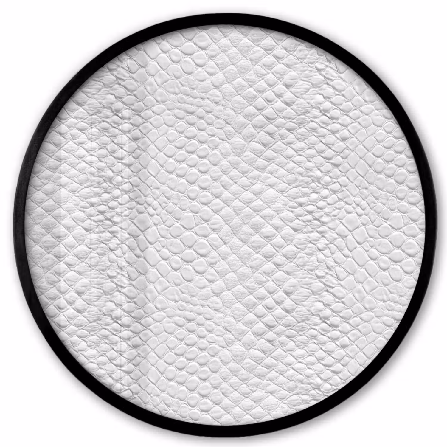 Slang - Patroon - Wit Fotolijst rond zonder passe partout klein 856 -3d