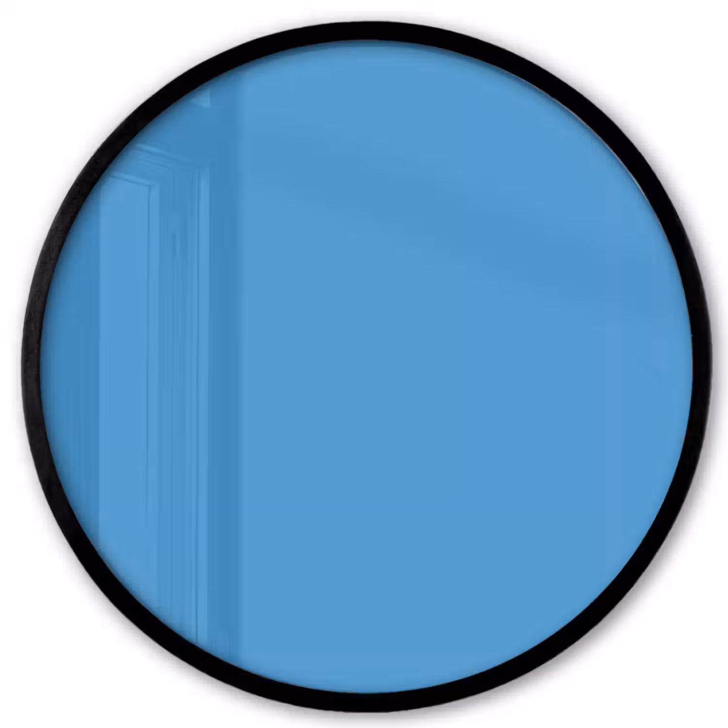 Steel - Blue - Blauw Fotolijst rond zonder passe partout klein 856 -3d