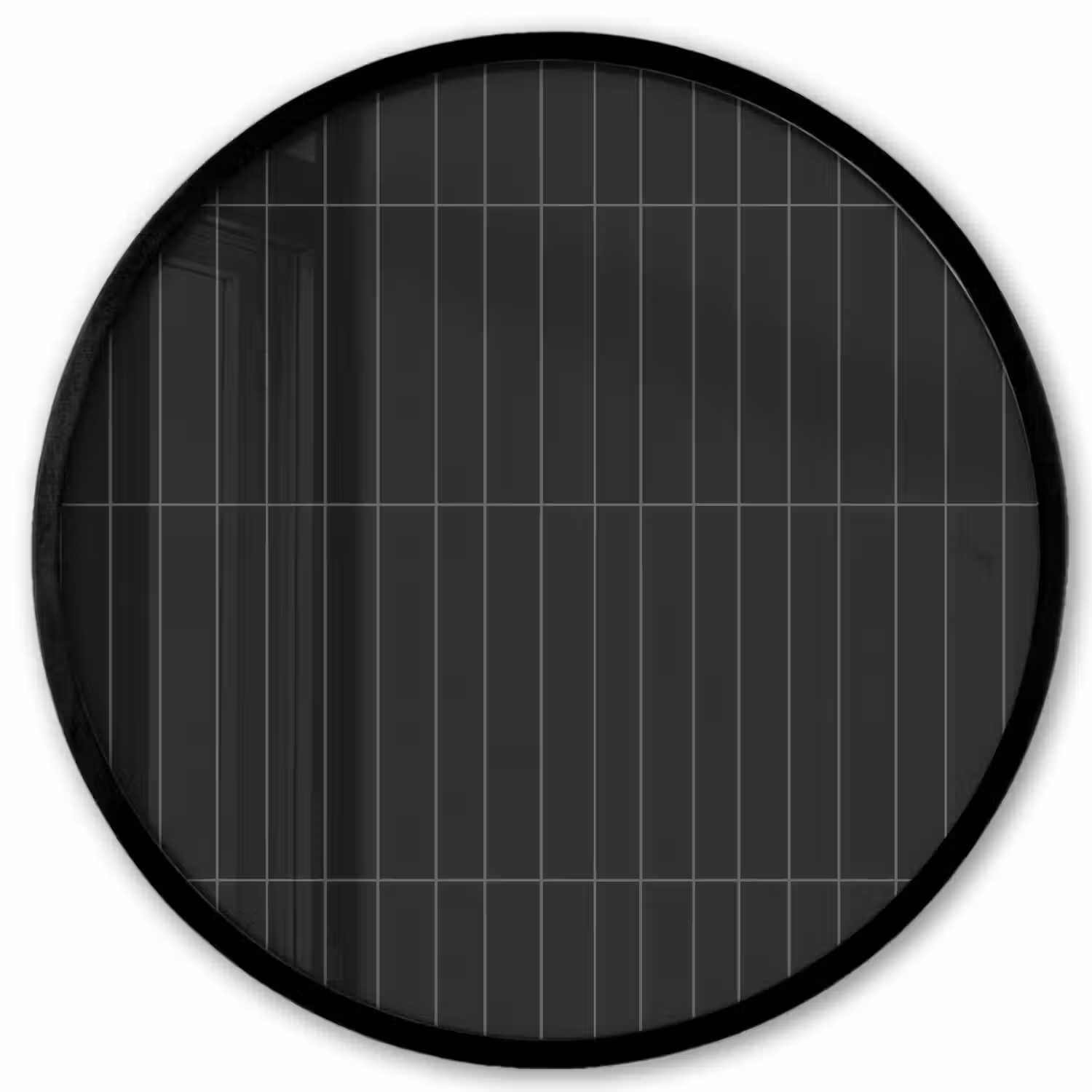 Verticaal - Wandtegel - Mat - Zwart Fotolijst rond zonder passe partout klein 856 -3d