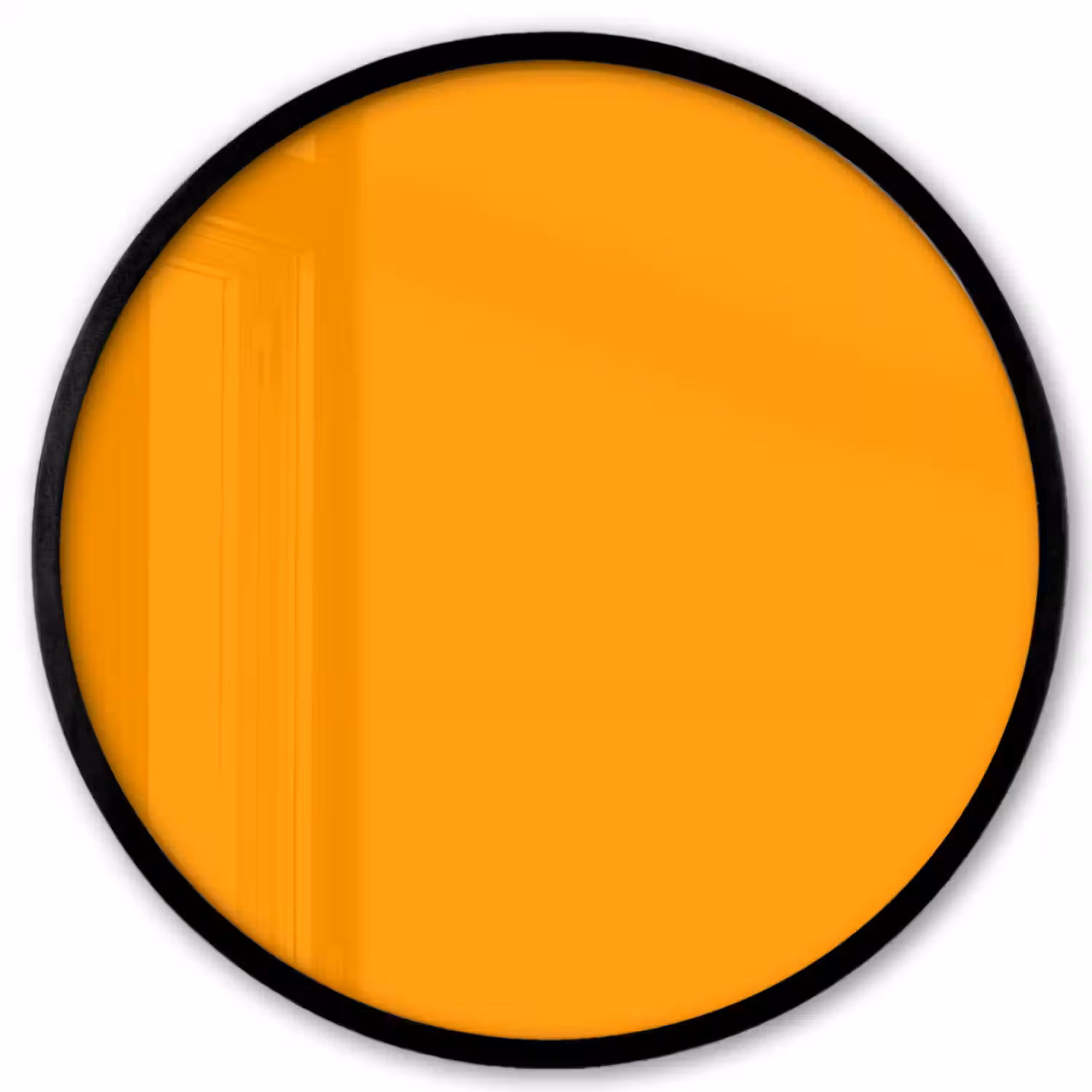 Warm - Ochre - Oranje Fotolijst rond zonder passe partout klein 856 -3d