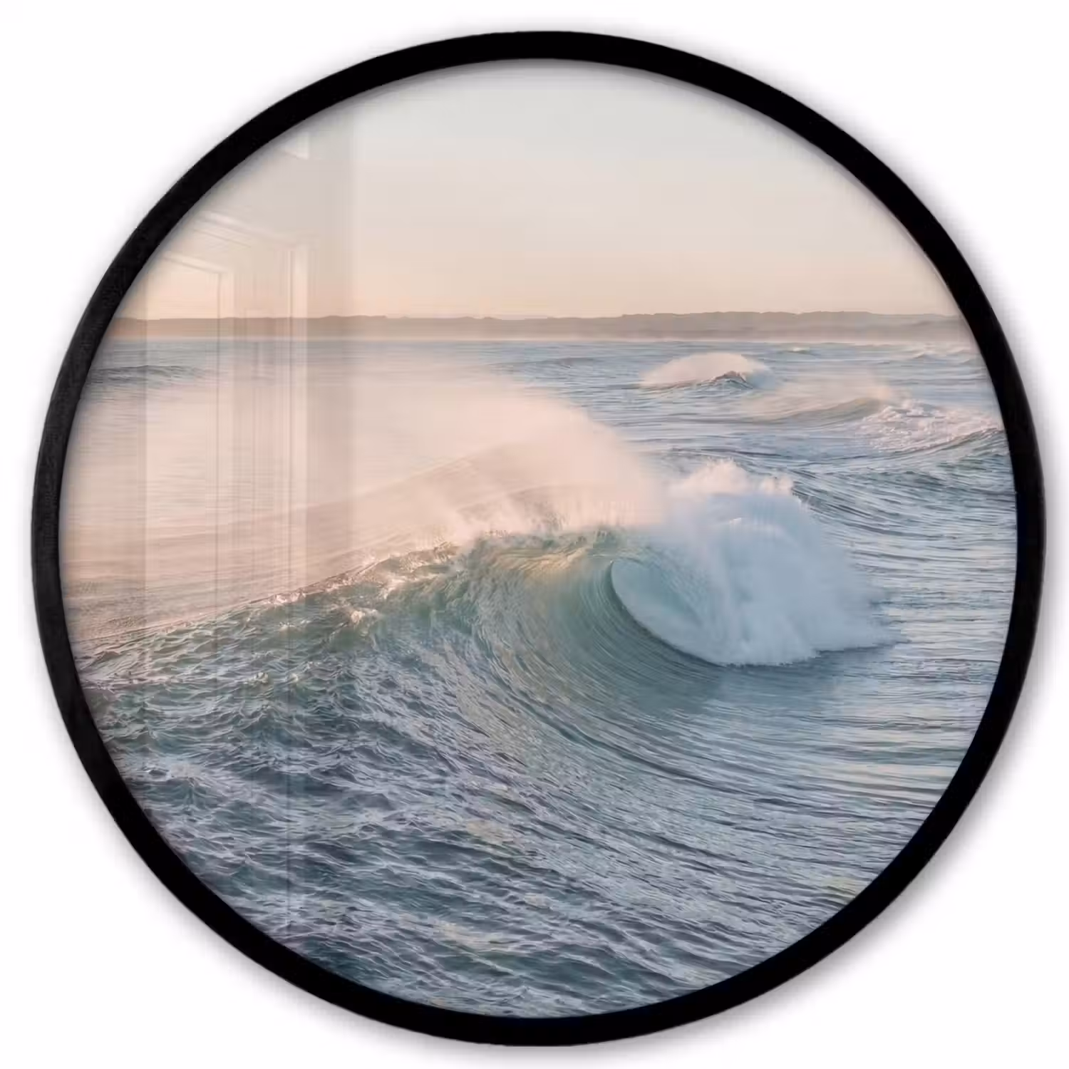 Golf - Zee - Water Fotolijst rond zonder passe partout klein -3d