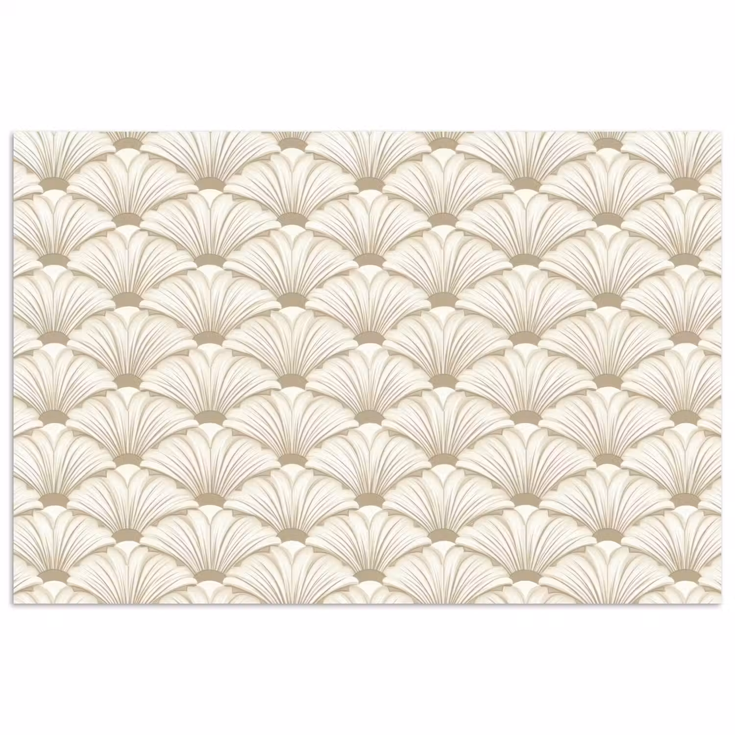 Klassiek - Art - Beige poster papier klein 62 -3d