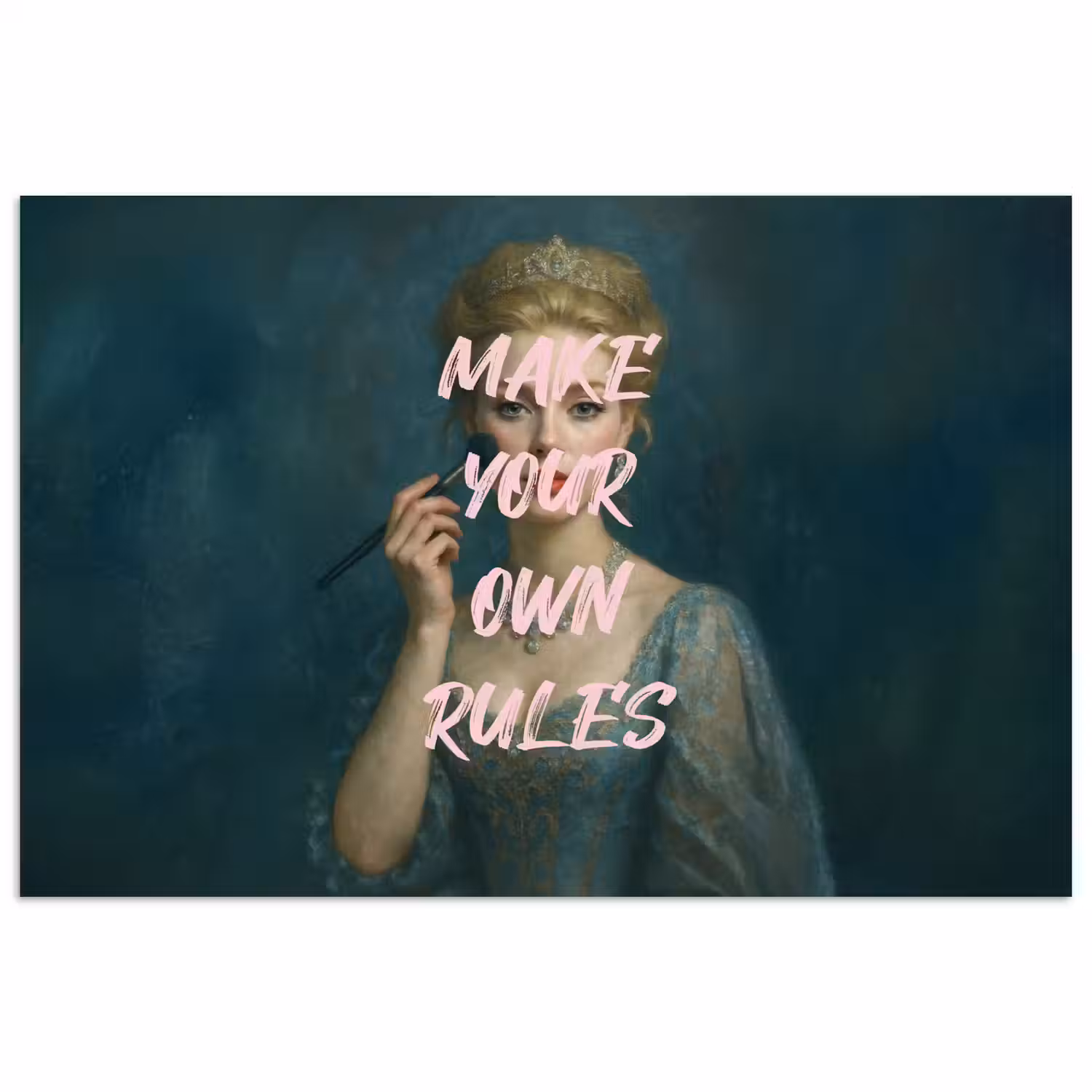 Klassiek - Sierlijk - Roze poster papier klein -3d