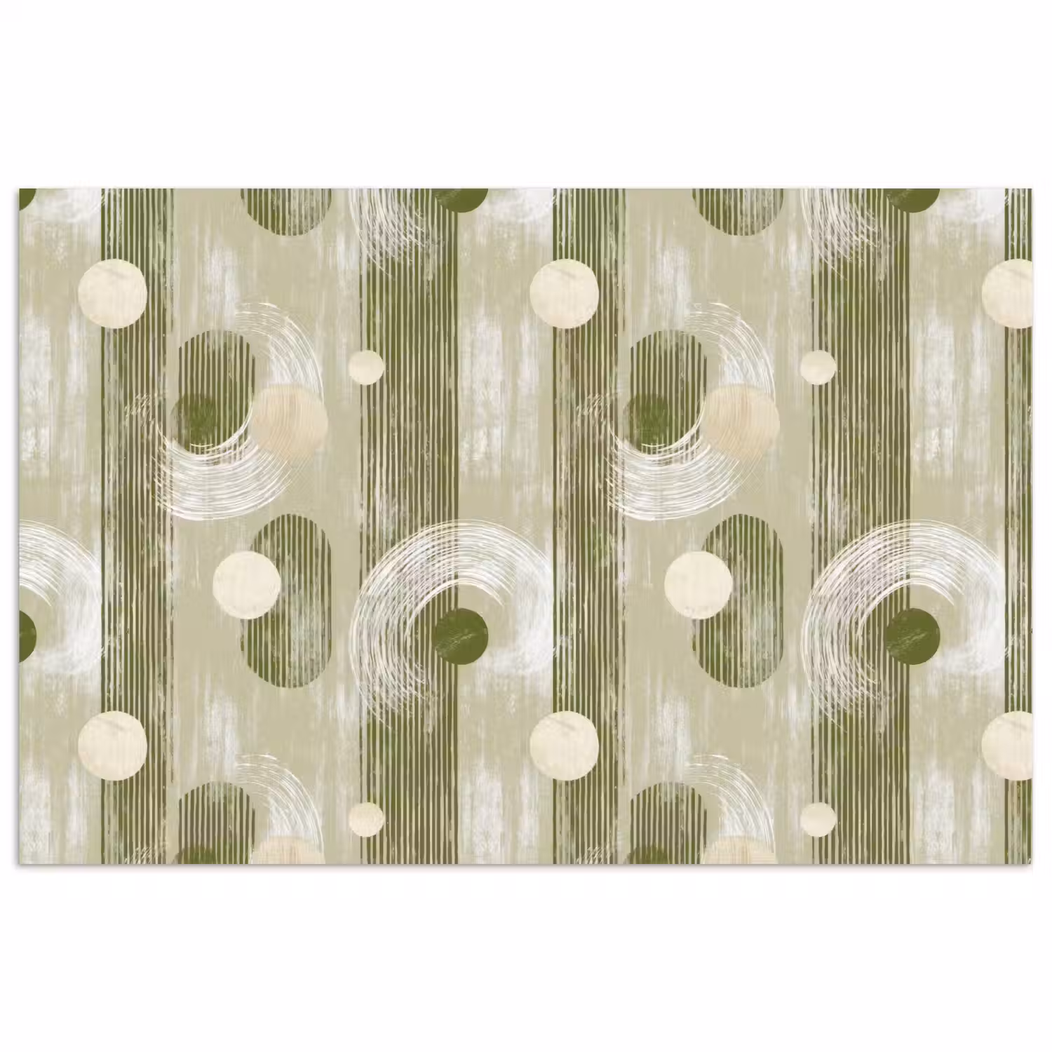 Artistiek - Modern - Groen poster papier klein 62 -3d