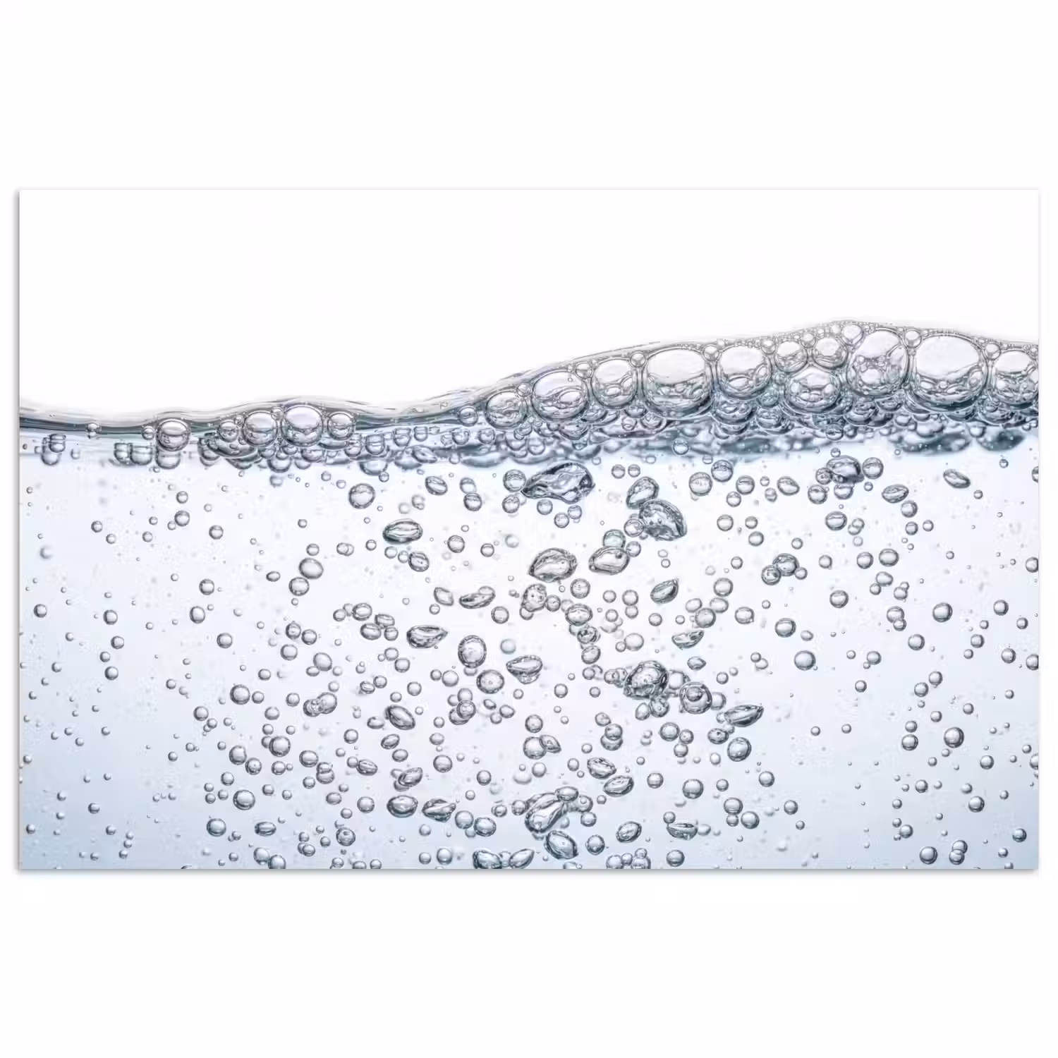 Luchtbellen - Water - Dynamisch poster papier klein -3d