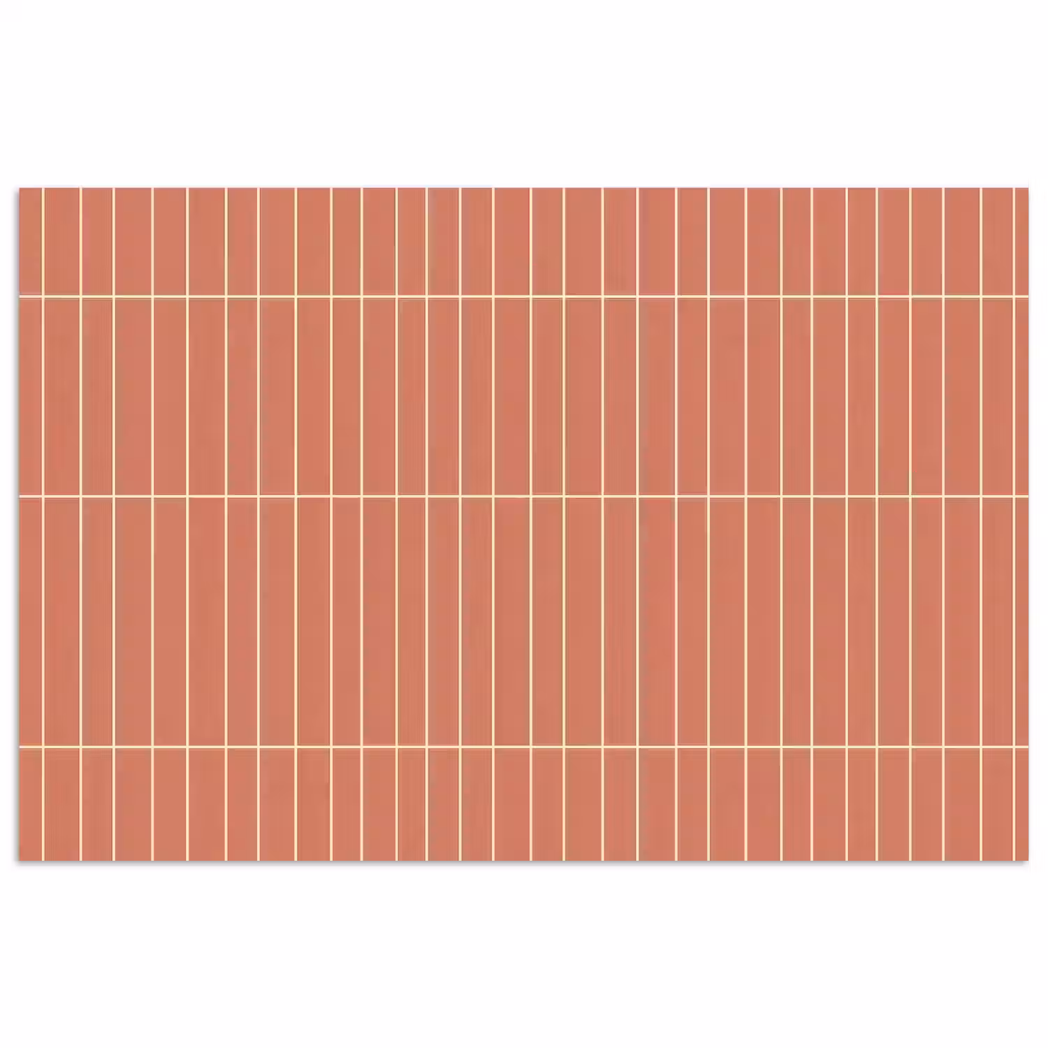 Patroon - Tegels - Terracotta poster papier klein 62 -3d