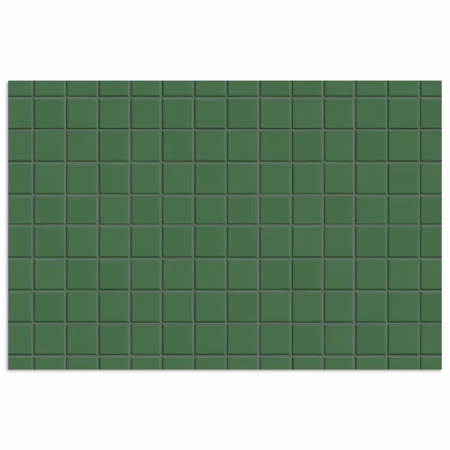 Patroon - Tegels - Groen poster papier klein 62 -3d