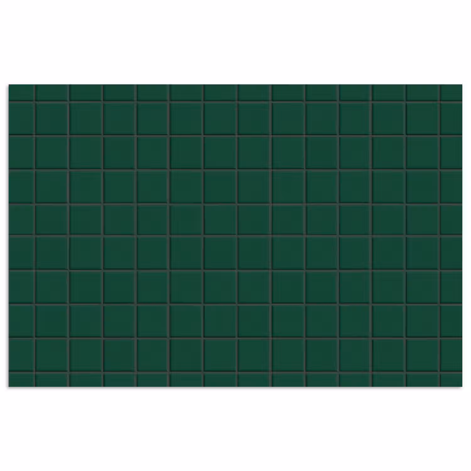 Patroon - Tegels - Dennen - Groen poster papier klein 62 -3d