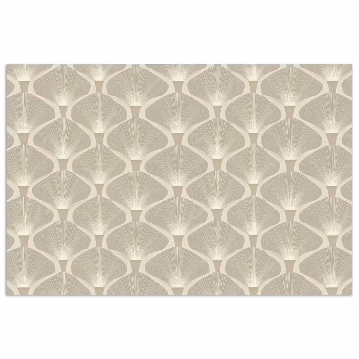 Paneel - Ginkgo - Zand poster papier klein 62 -3d