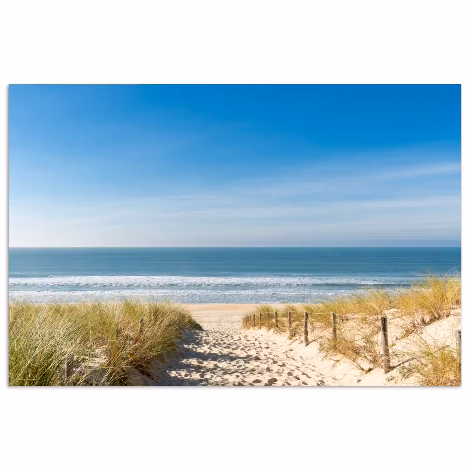 Strand - Zee - Duin - Zand - Zomer poster papier klein -3d
