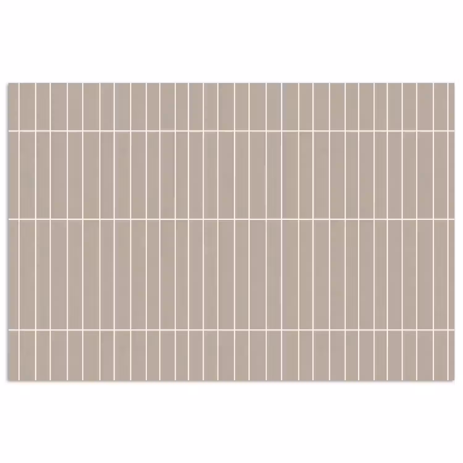 Verticaal - Wandtegel - Licht Beige poster papier klein 62 -3d