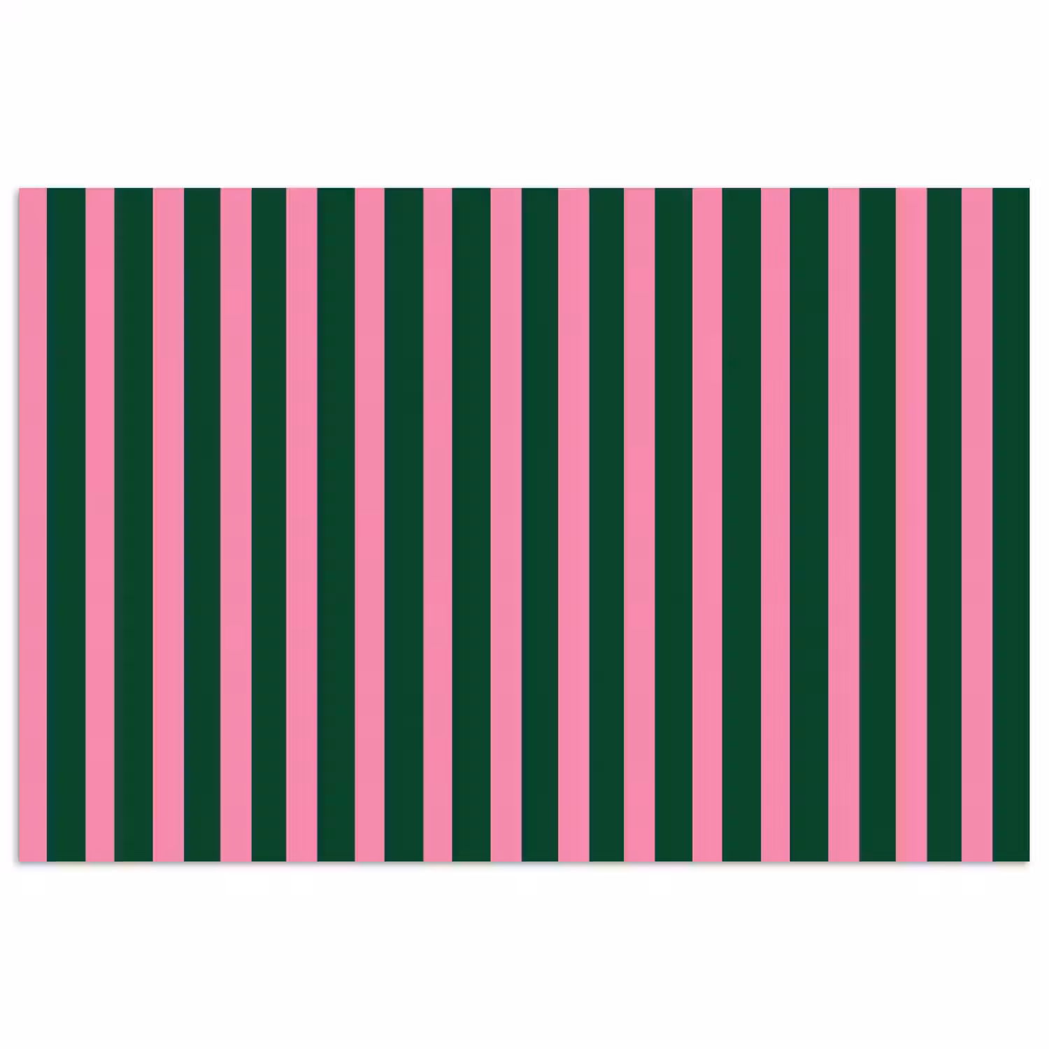 Verticale strepen - Groen - Roze poster papier klein 62 -3d