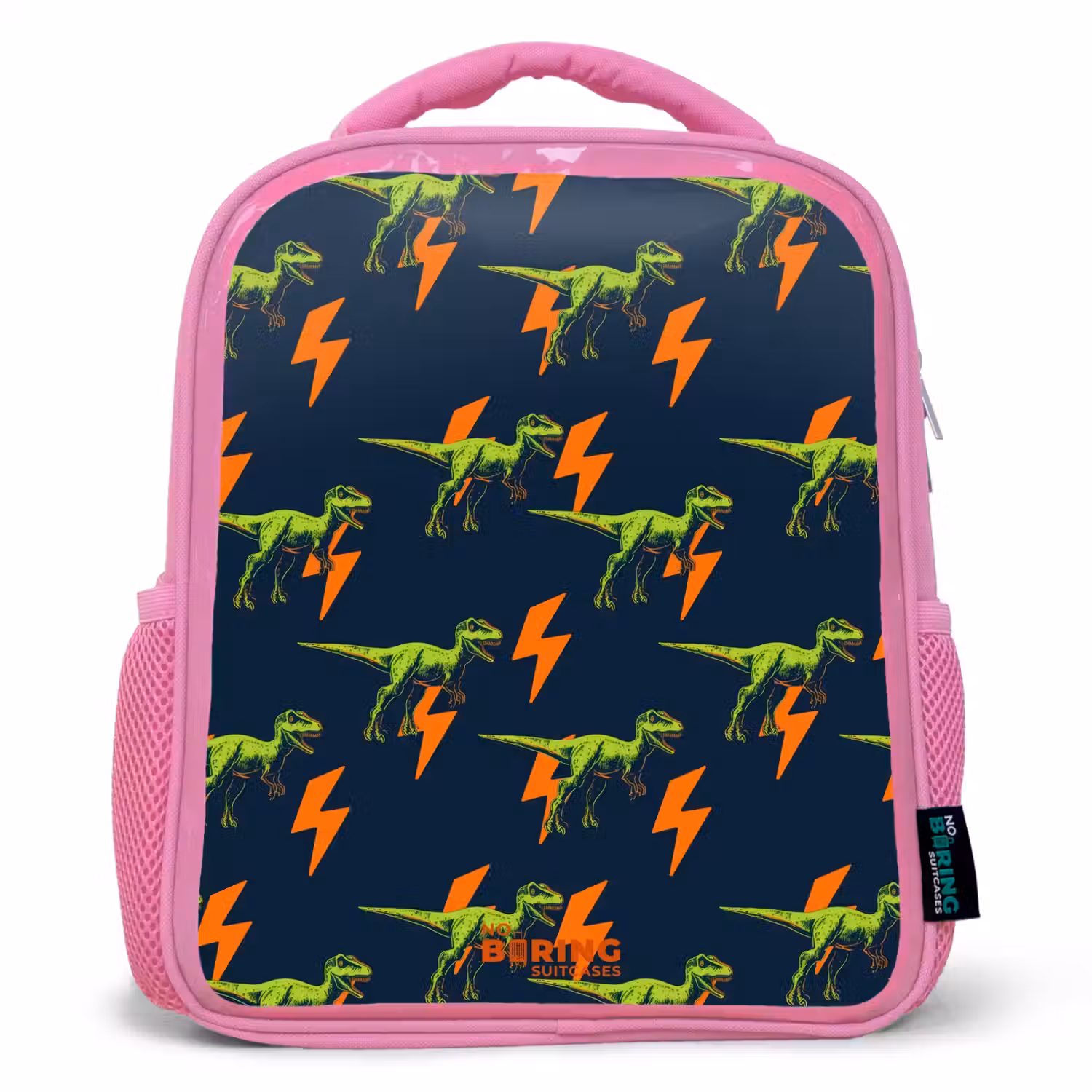 Bliksemsnelle raptors Kinderrugzak - Roze middel -3d