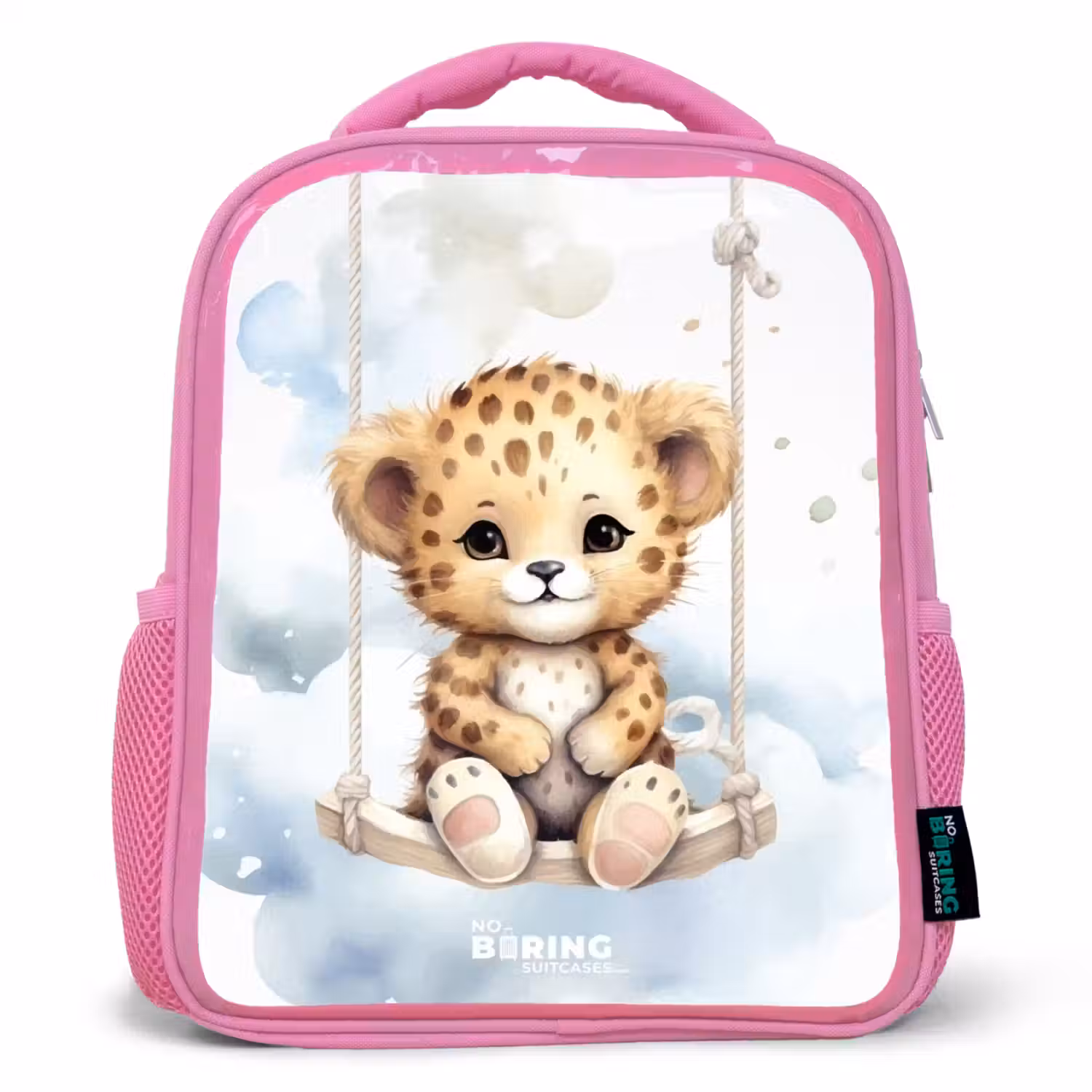 Perry panter Kinderrugzak - Roze middel -3d