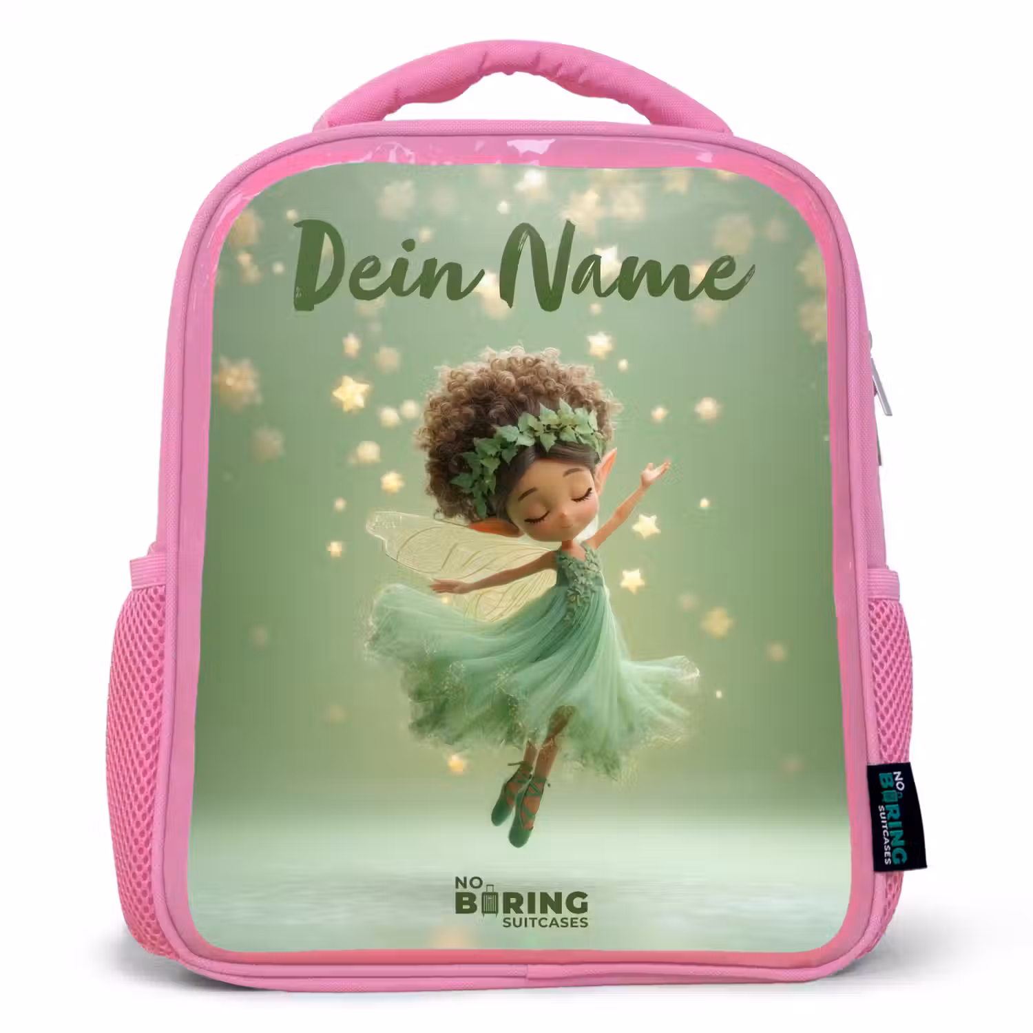 Dansende fee in groen licht Kinderrugzak - Roze middel -3d
