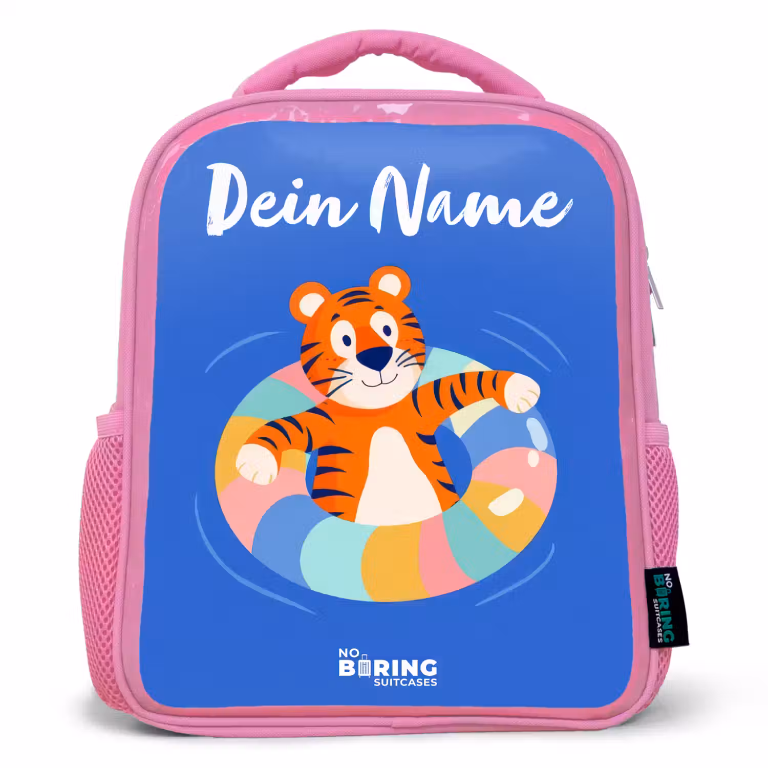 Tijger - Zwemband - Water Kinderrugzak - Roze middel -3d