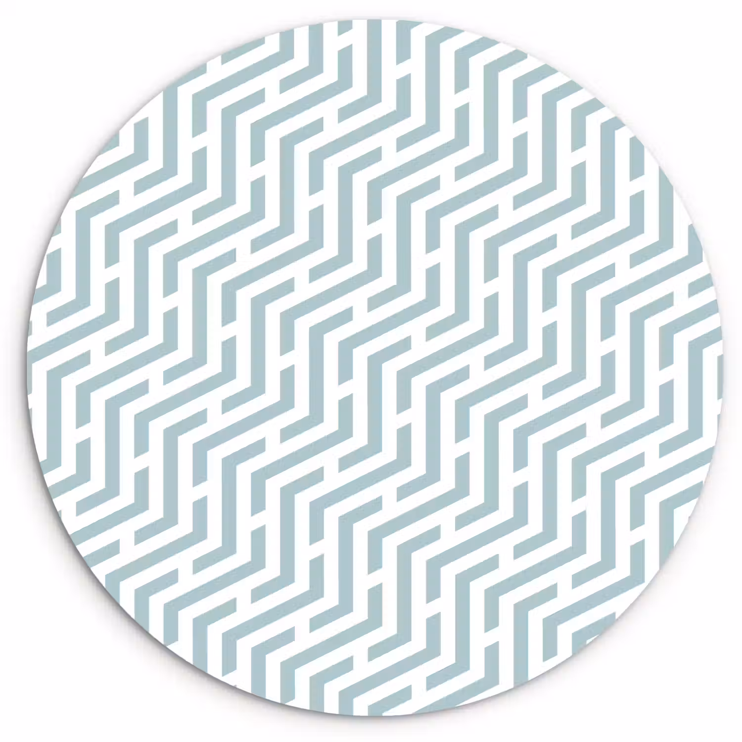 Design - Geometrie - Patroon - Groen Wandcirkel kunststof plaat 5mm dik klein 188 -3d