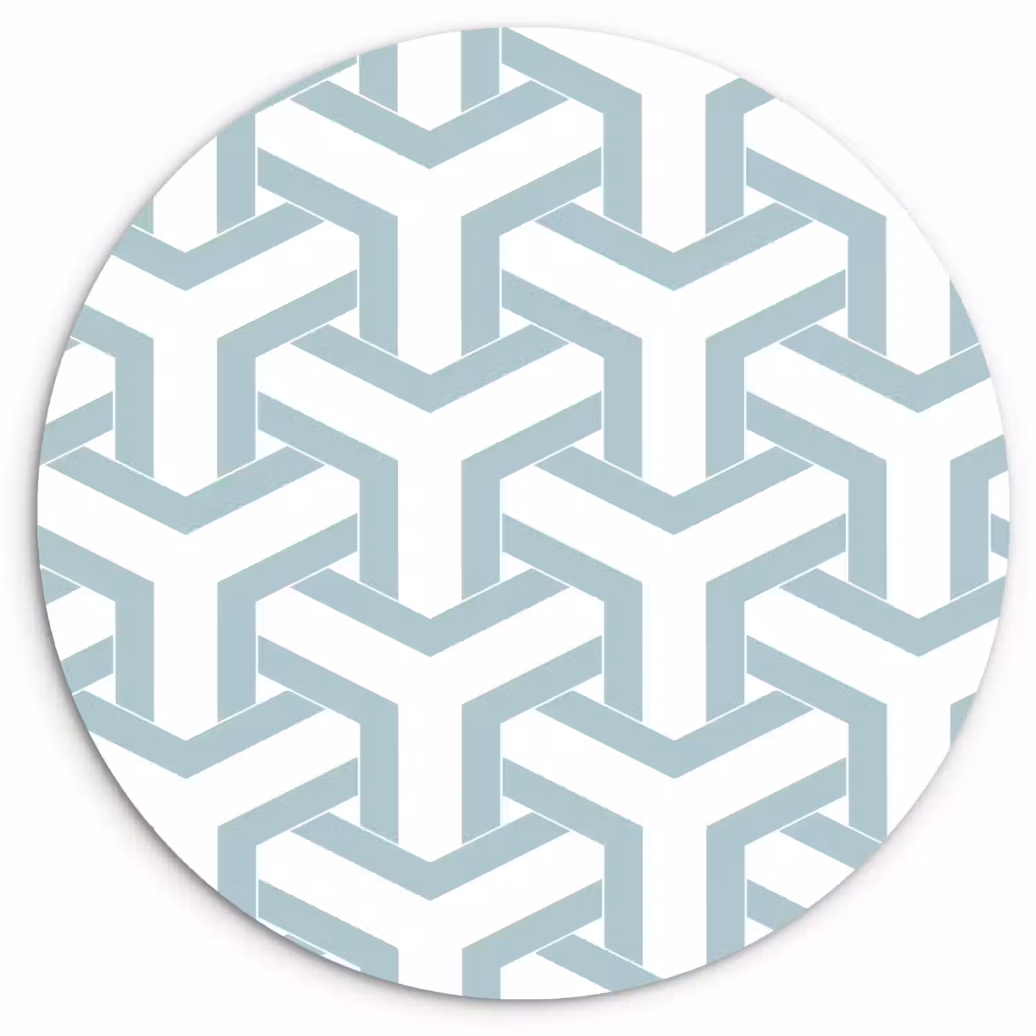 Design - Lijn - Patroon Wandcirkel kunststof plaat 5mm dik klein 188 -3d