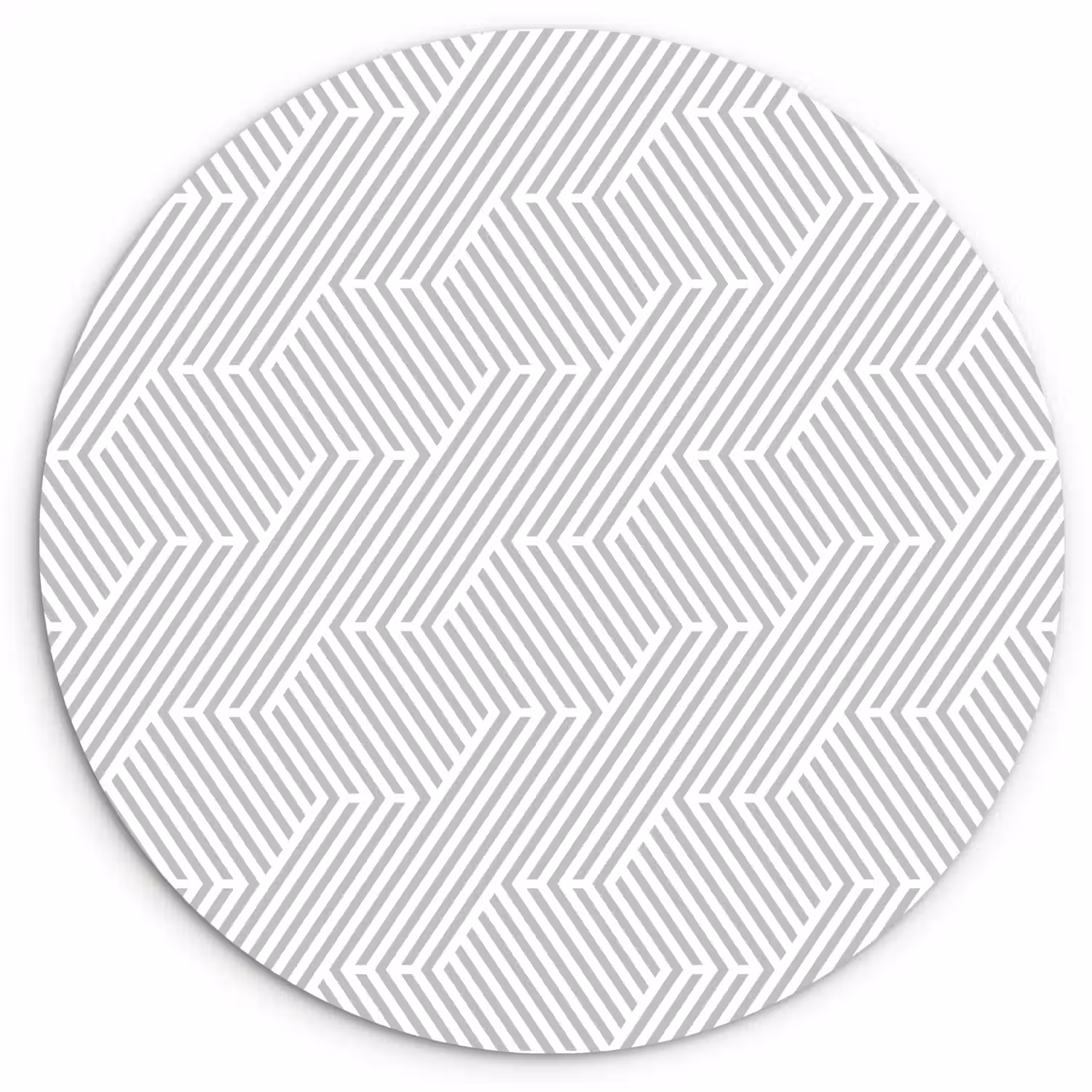 Grafisch - Patroon - Modern - Geometrisch Wandcirkel kunststof plaat 5mm dik klein 188 -3d