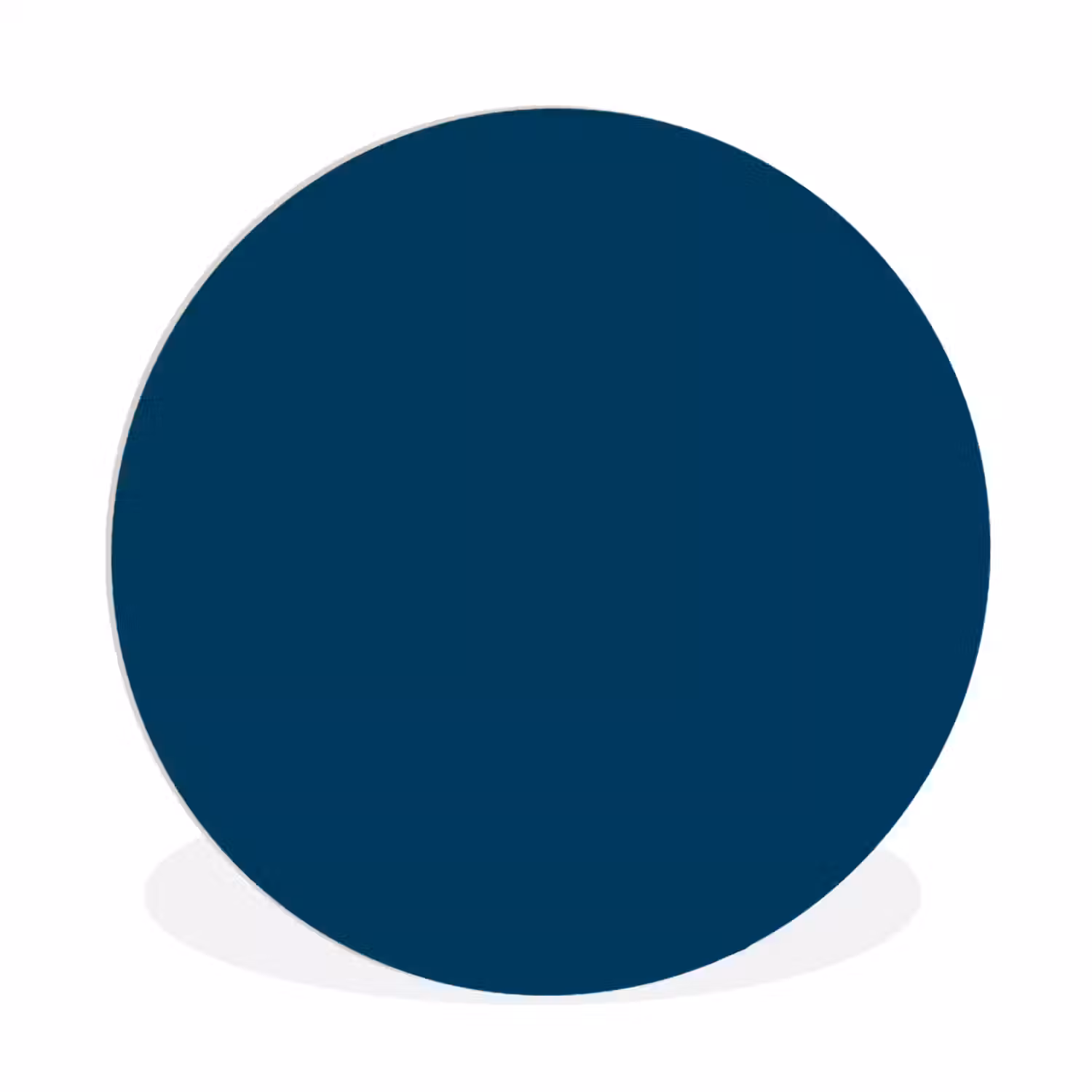 Indigo - Palet - Kleuren Wandcirkel kunststof plaat 5mm dik klein 188 -3d