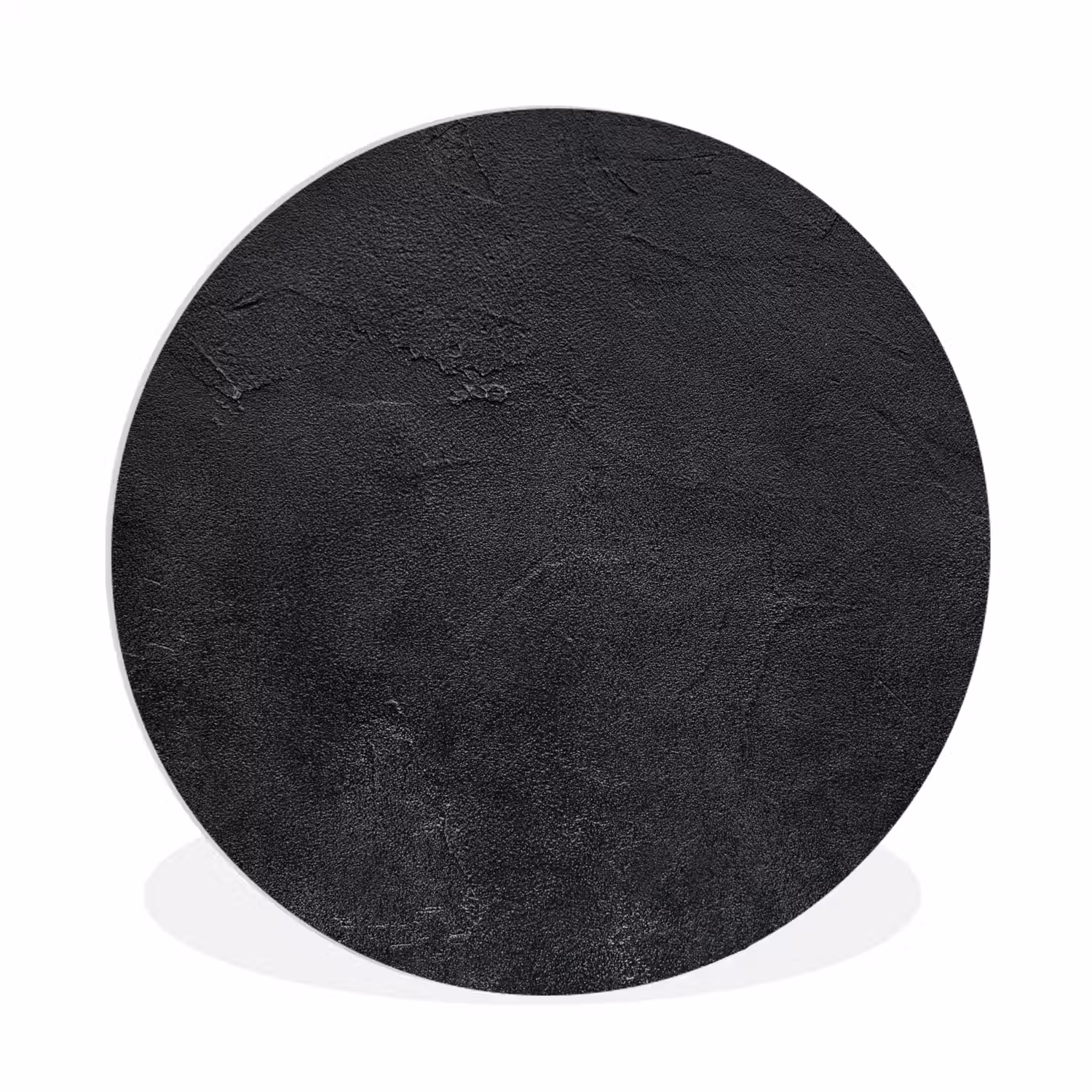 Industrieel - Beton - Grijs Wandcirkel kunststof plaat 5mm dik klein -3d