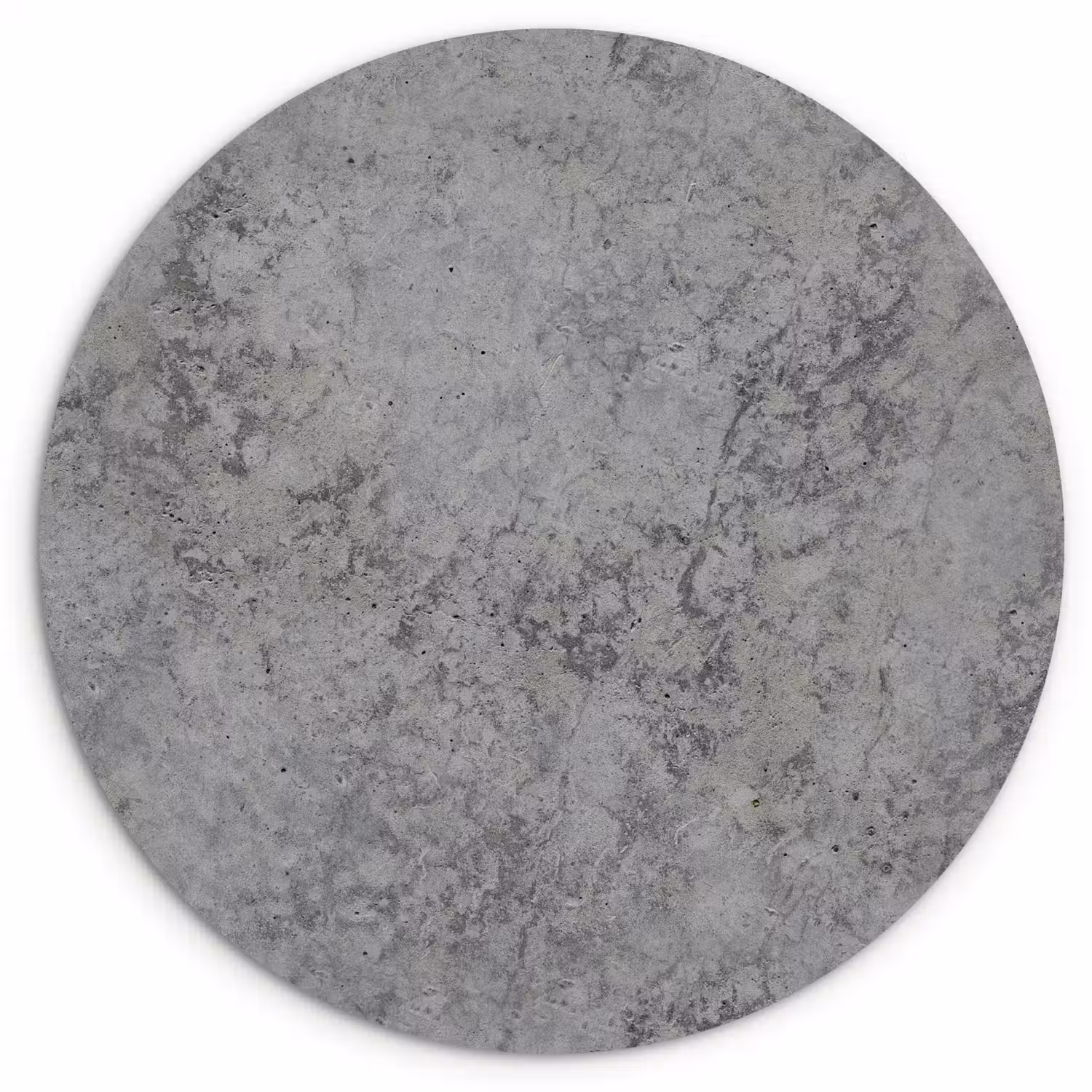 Industrieel - Beton - Patronen Wandcirkel kunststof plaat 5mm dik klein 188 -3d