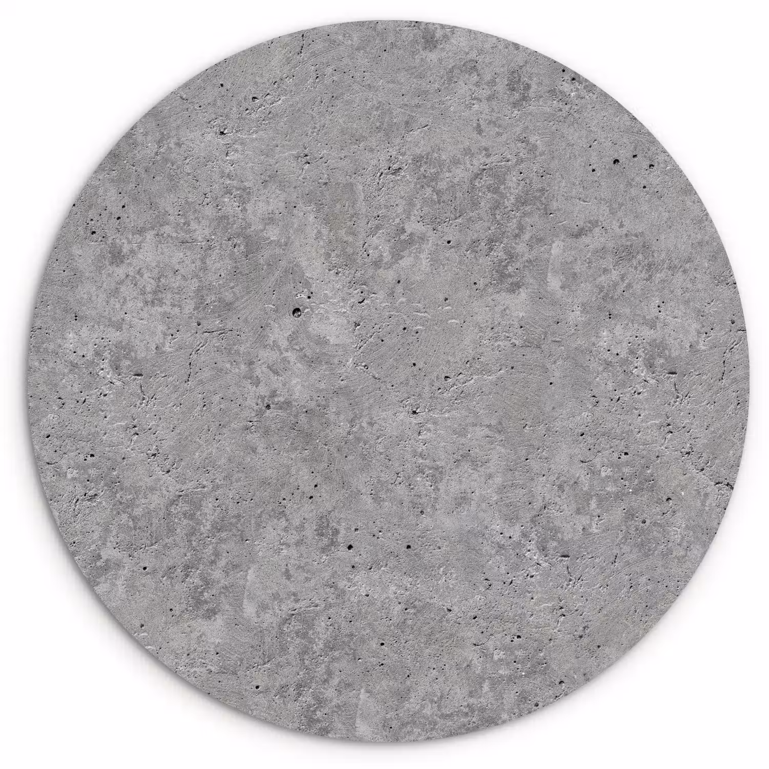 Patroon - Cement - Beton Wandcirkel kunststof plaat 5mm dik klein 188 -3d