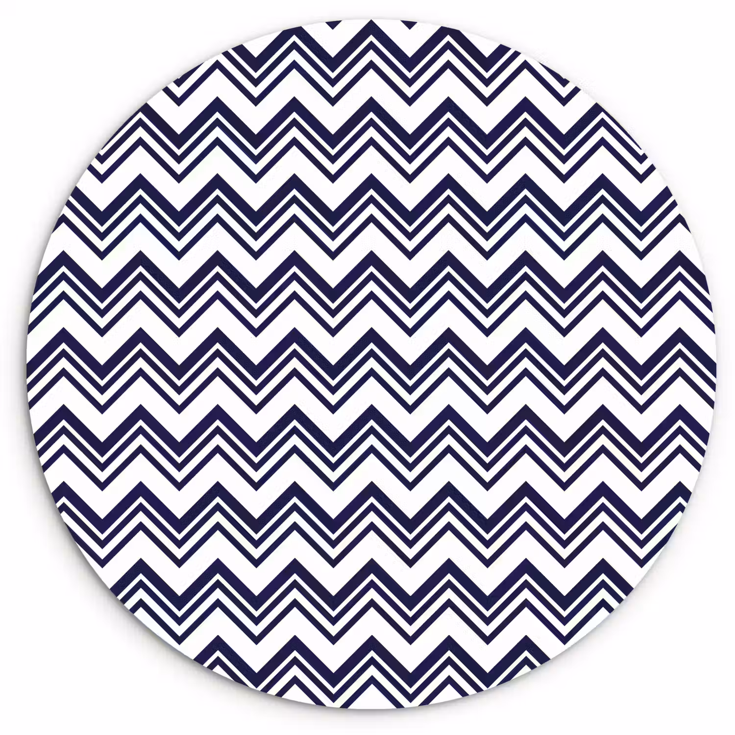 Oceaan - Golven - Blauw - Wit Wandcirkel kunststof plaat 5mm dik klein 188 -3d