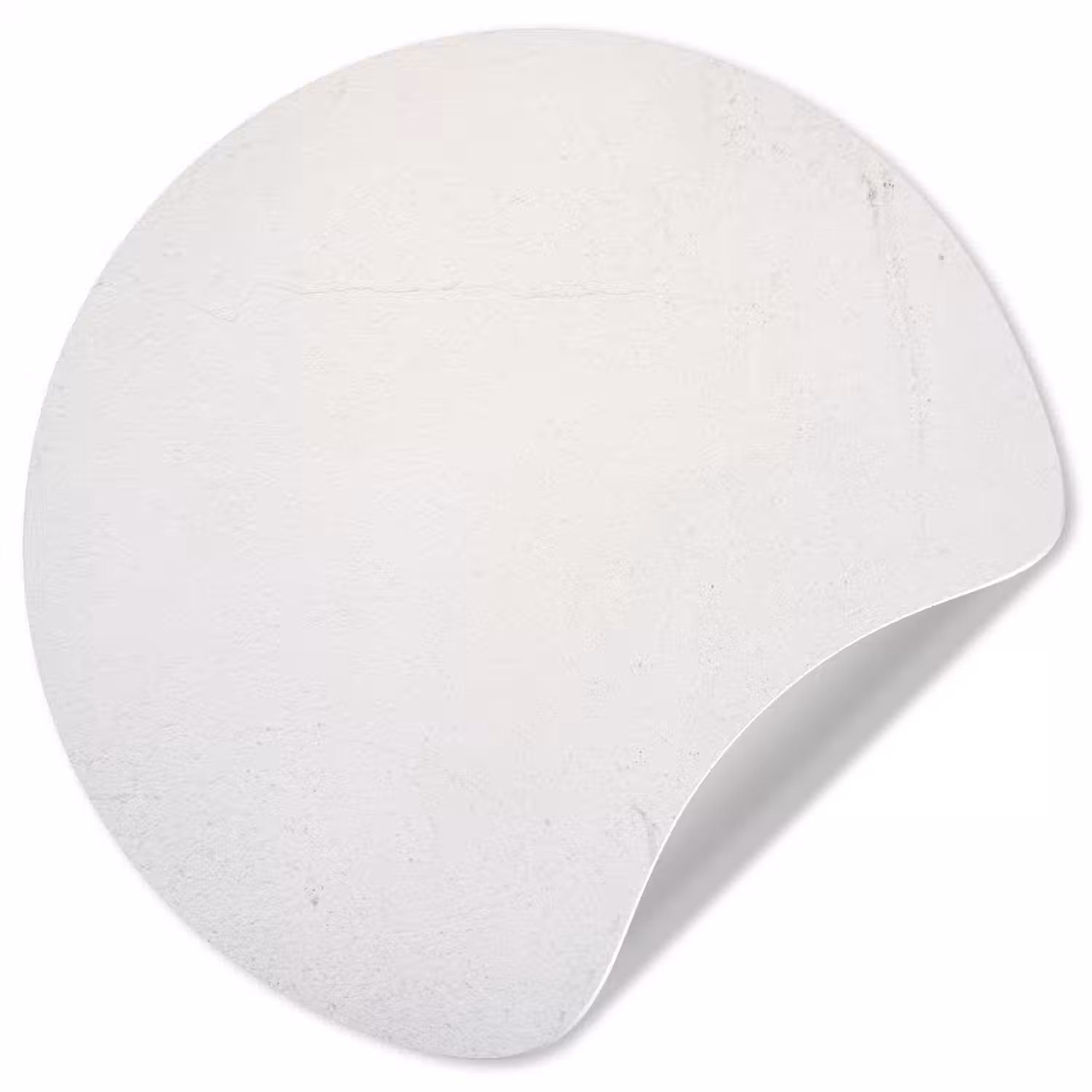 Beton - Wit - Modern Wandcirkel behangsticker klein -3d