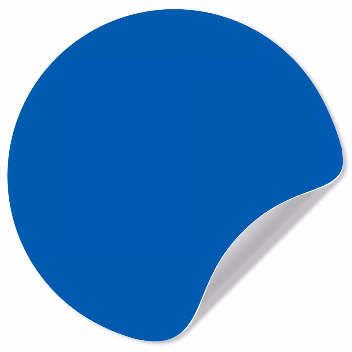 Classic - Azure - Blauw Wandcirkel behangsticker klein 186 -3d